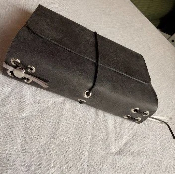 Black A6 Trifold Journal