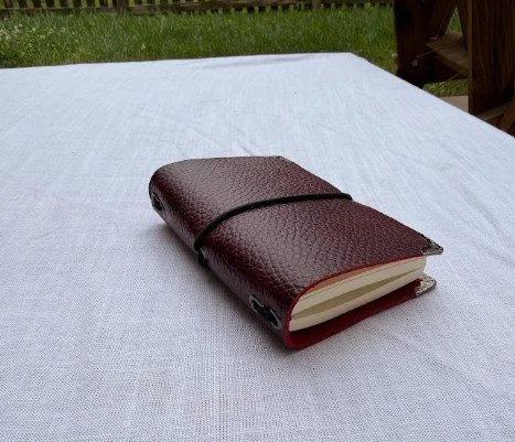Red A7 Bifold Journal