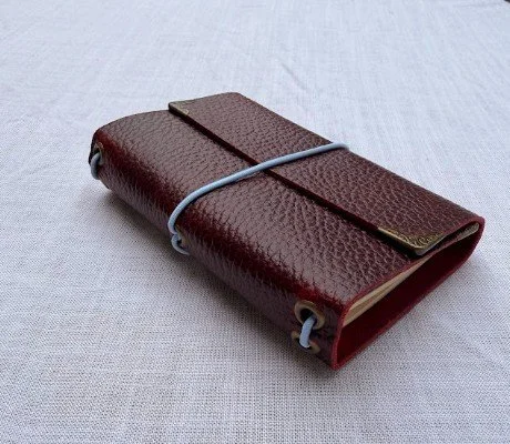 Red A7 Trifold Journal