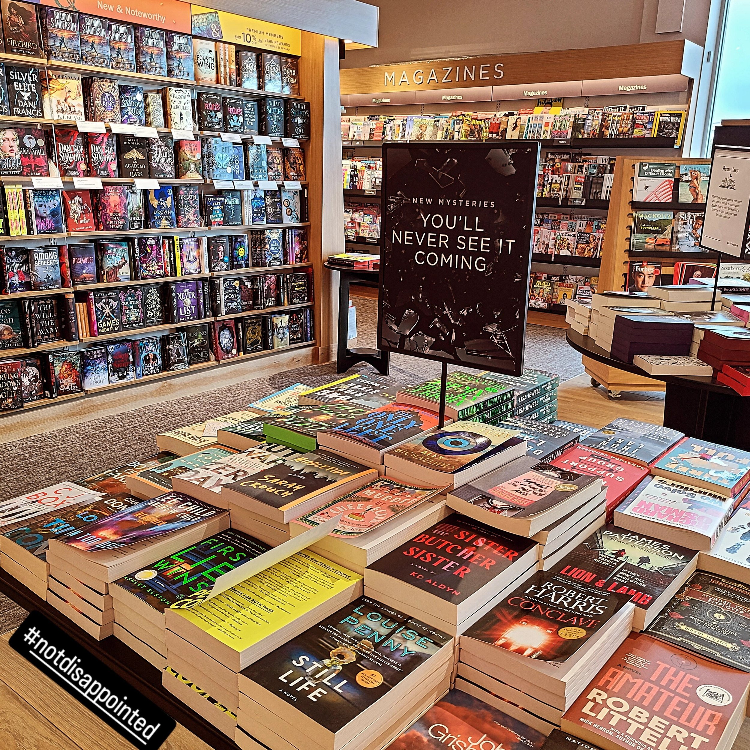 Stacks of books from bookstore