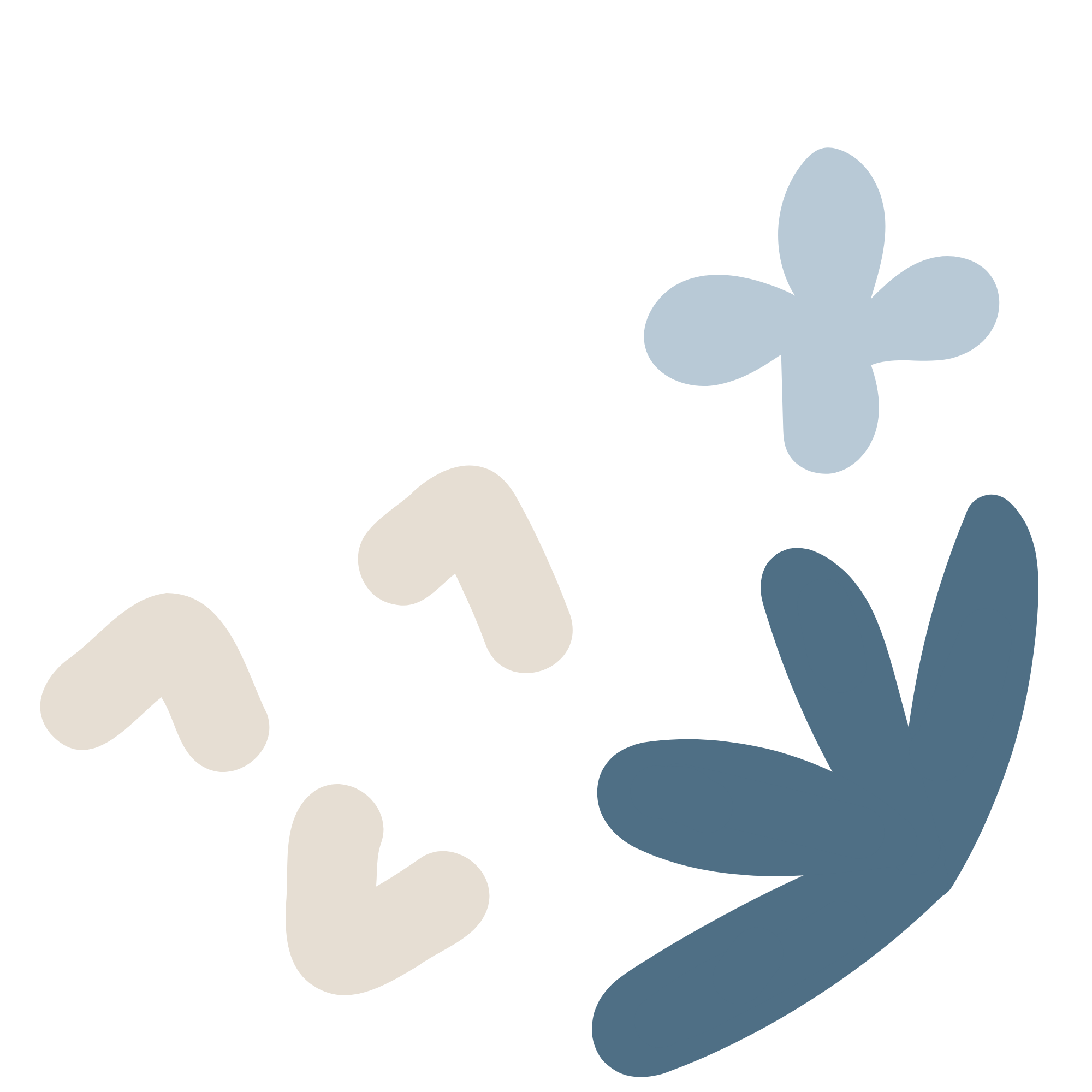 Illustration of a person holding a flower