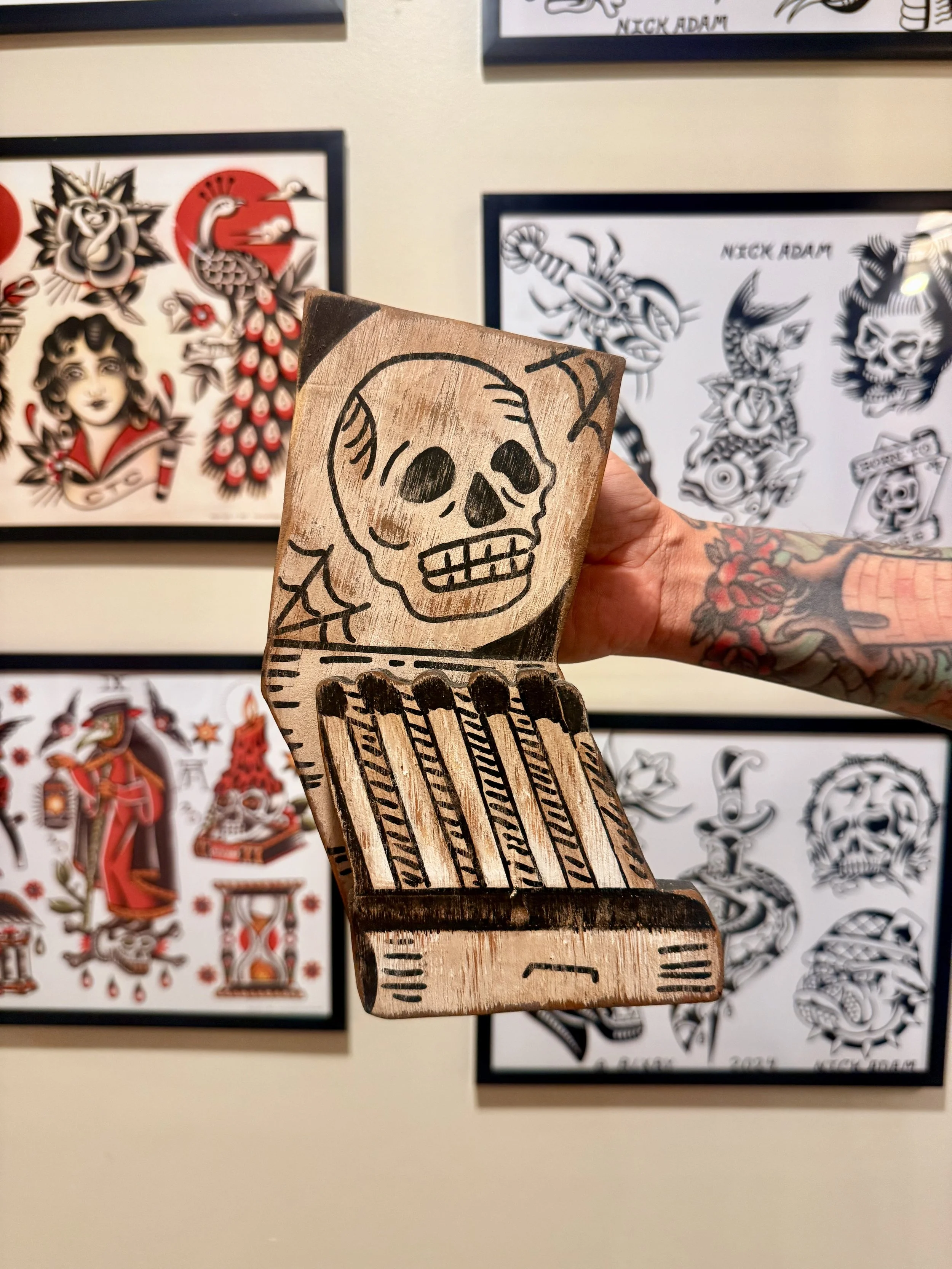 Skull Matchbook
