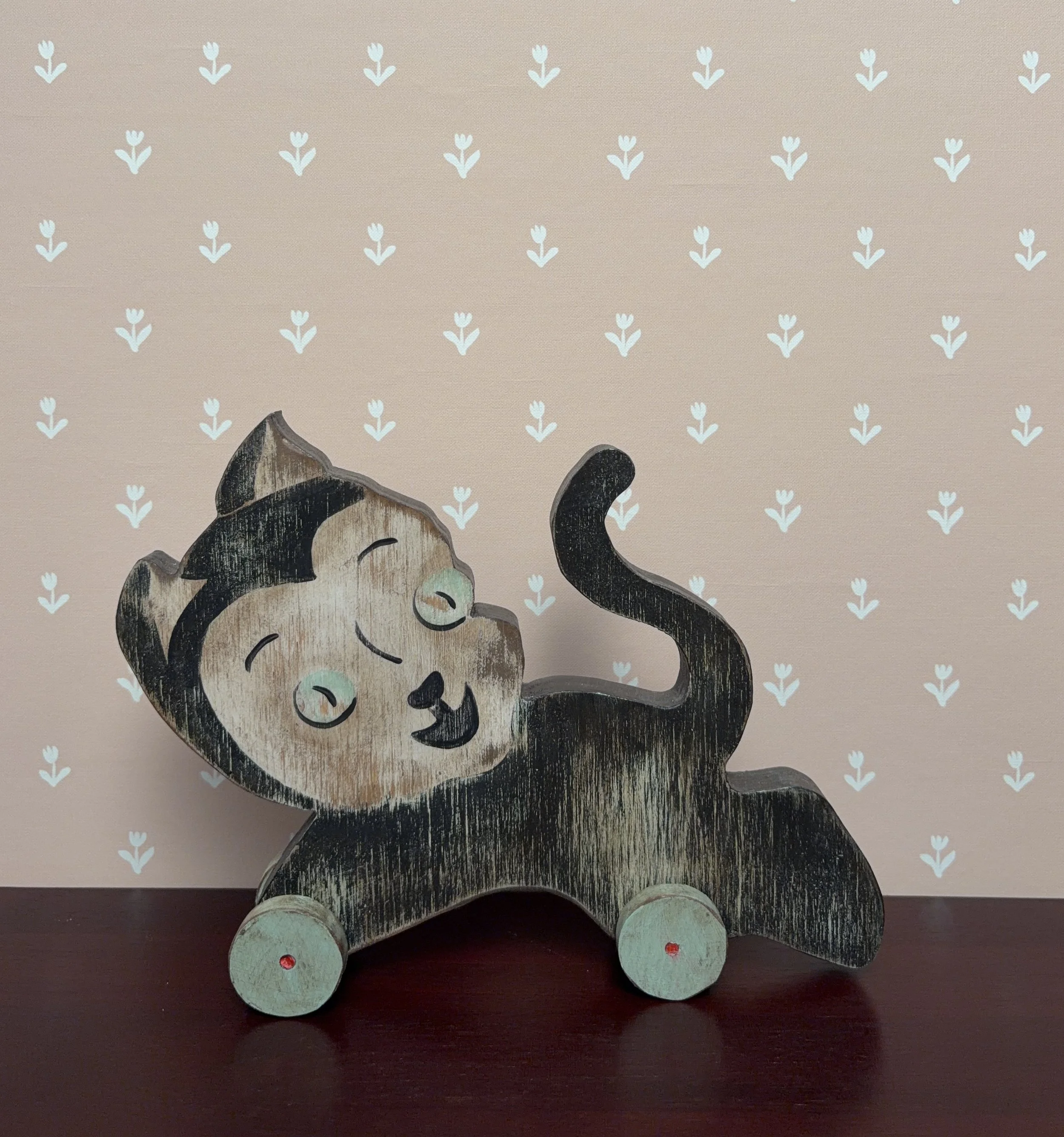 Black Cat on Wheels