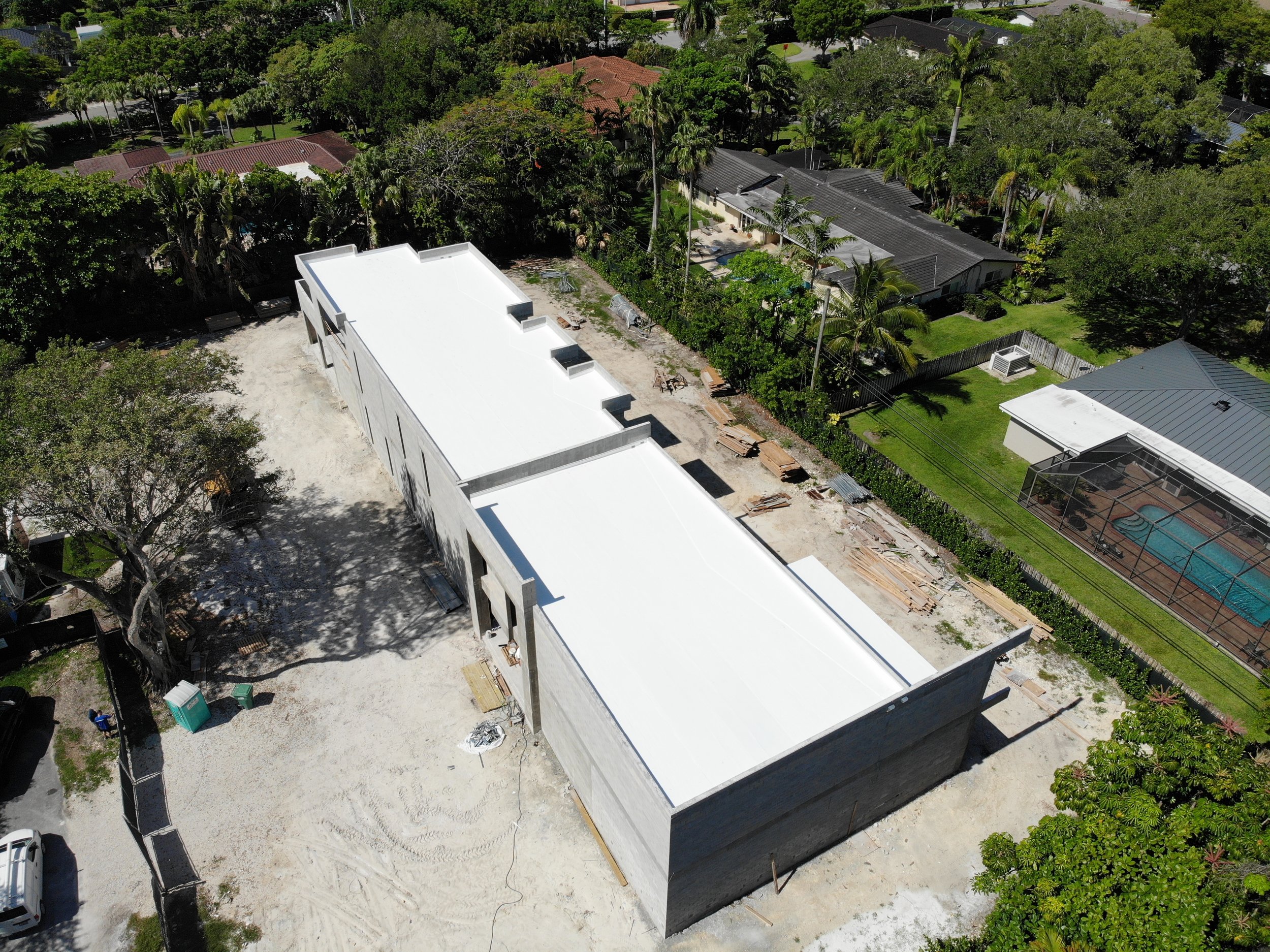 Flat roof