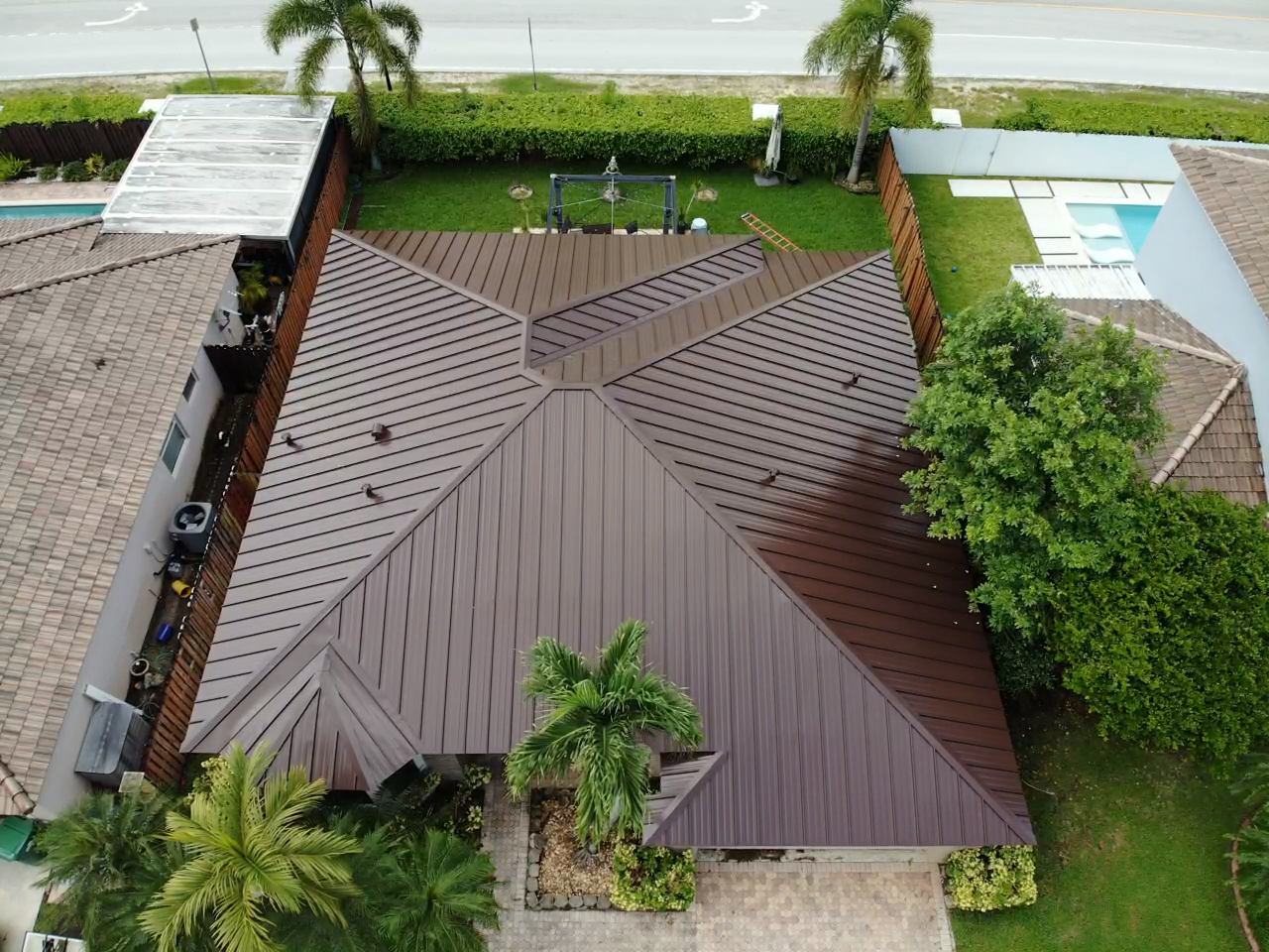 Metal roof