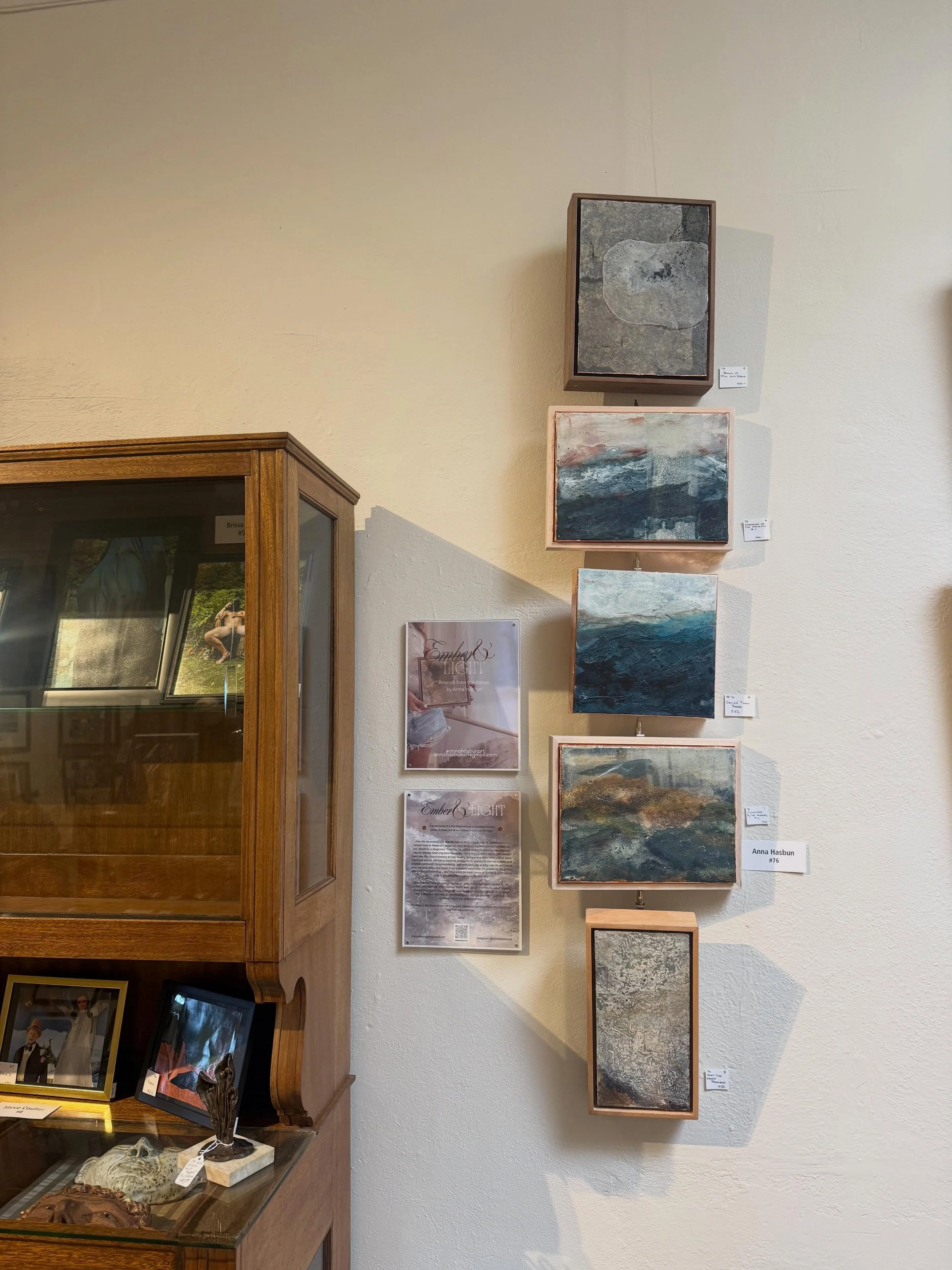 Pieces currently available at @mcgintysgallery ! These pair well with a glass of wine and the burrata and tomatoes next door @betsynotbetsys for a perfect afternoon!