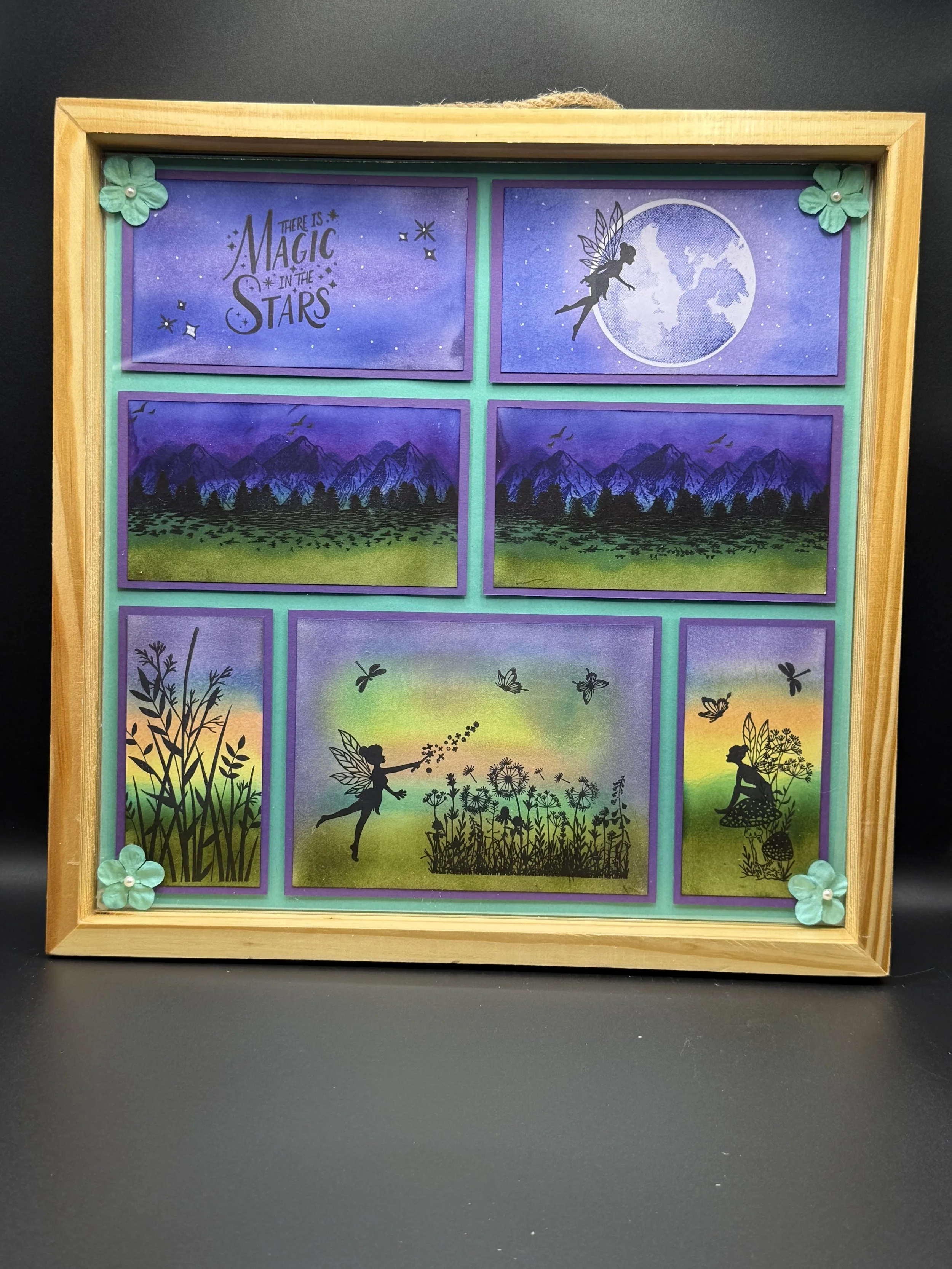 12x12 'Magic in the Stars' Framed Art Piece
