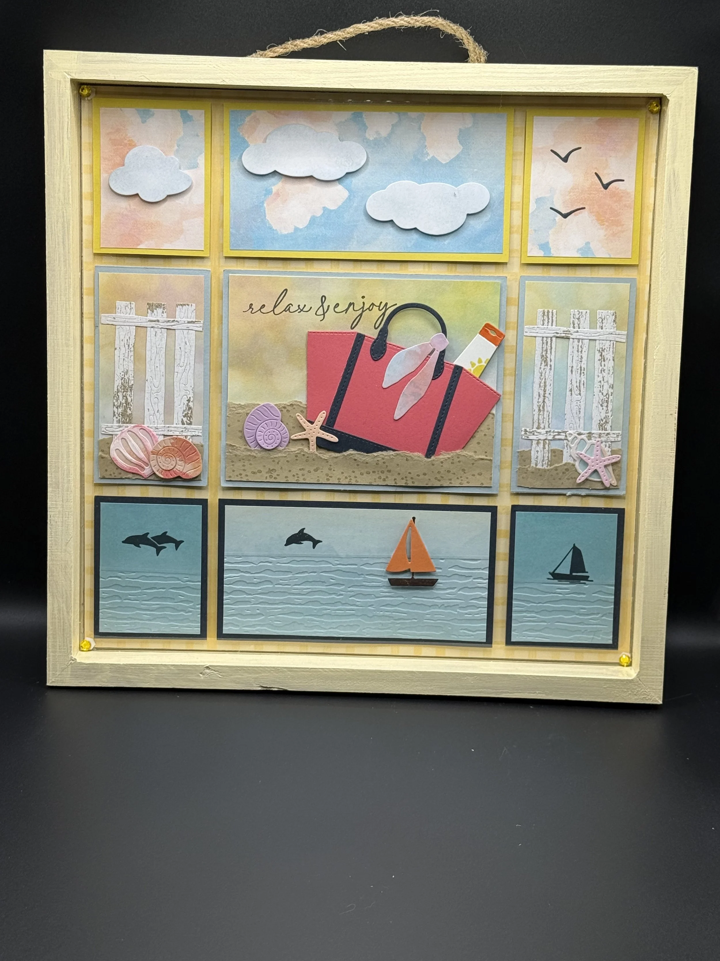 12x12 Coastal Serenity Decorative Frame