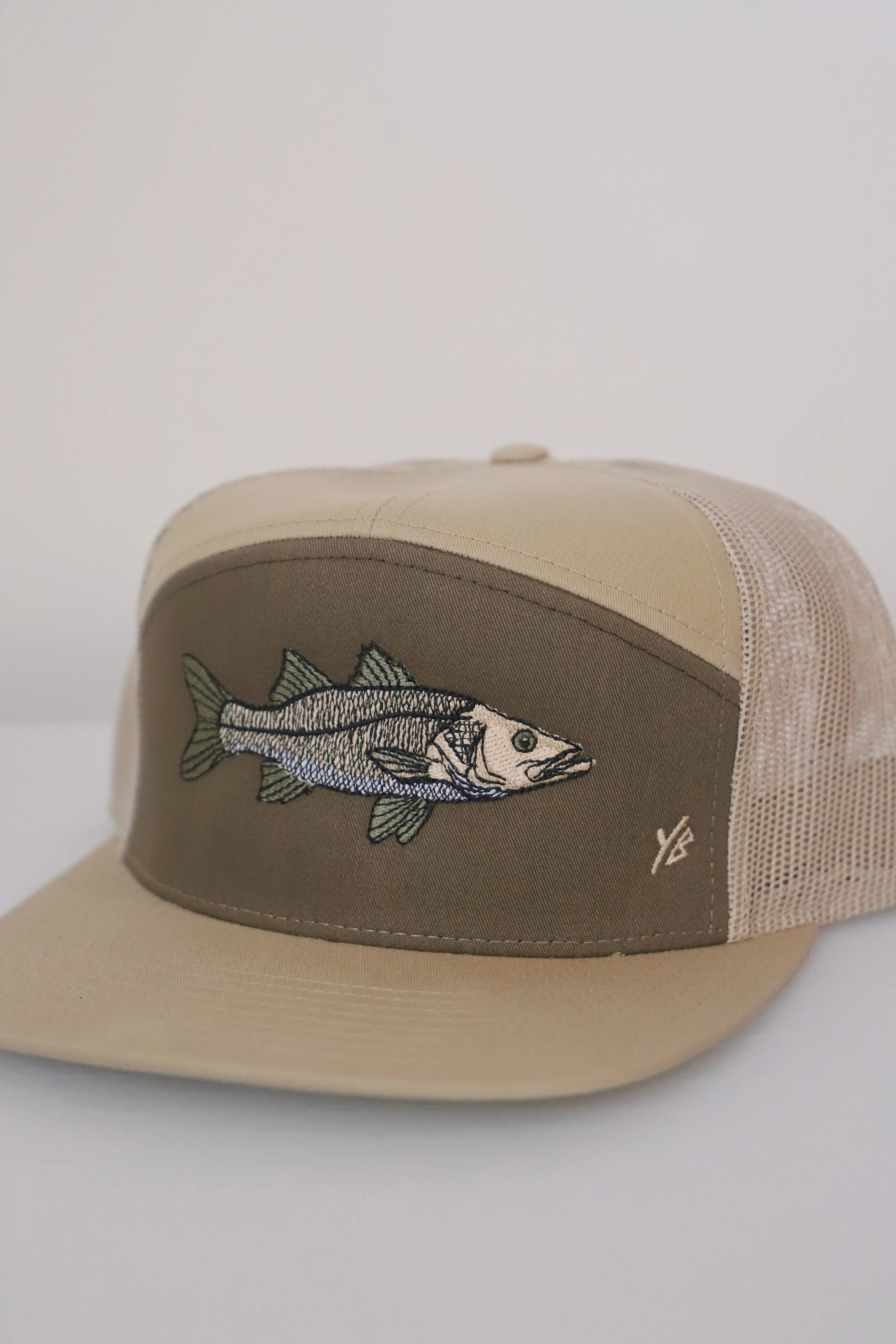 Brown 7 Panel Snook Hat