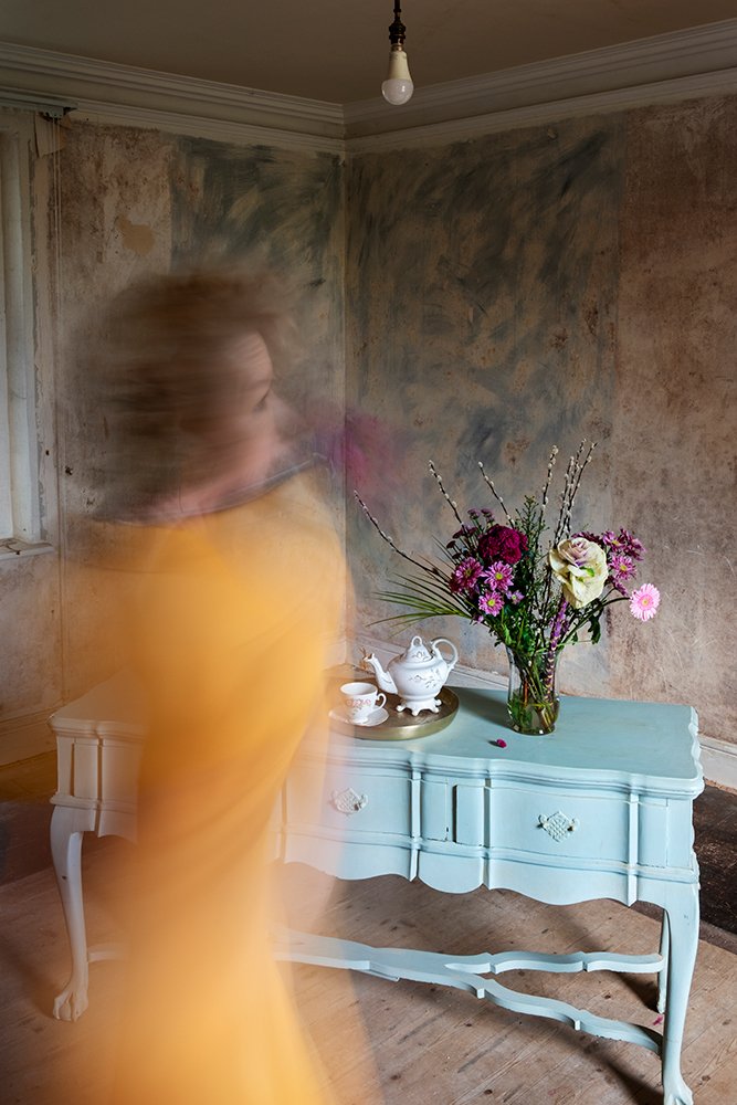 Lady With A Vase Fine Art Photograph