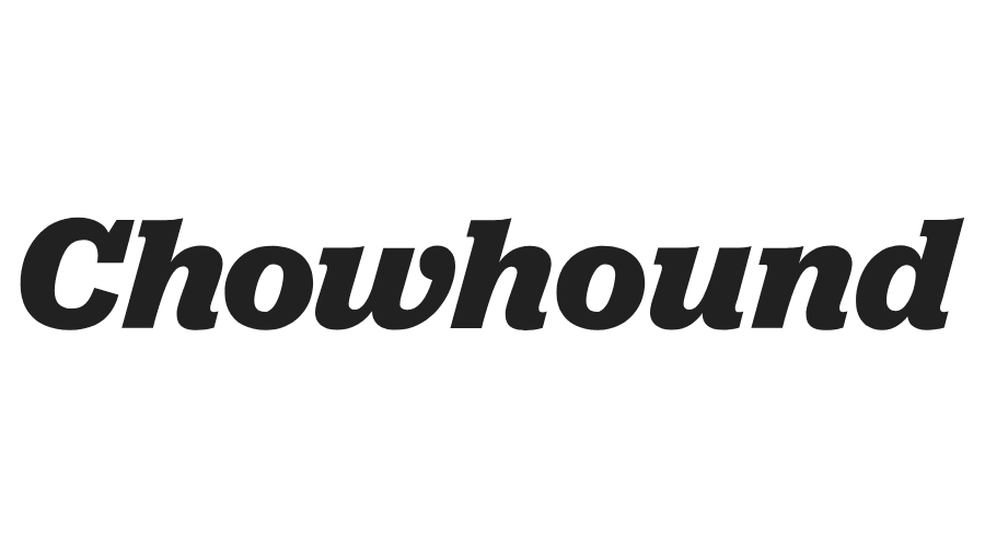 The word 'Chowhound' written in bold, black, italicized font on a white background.