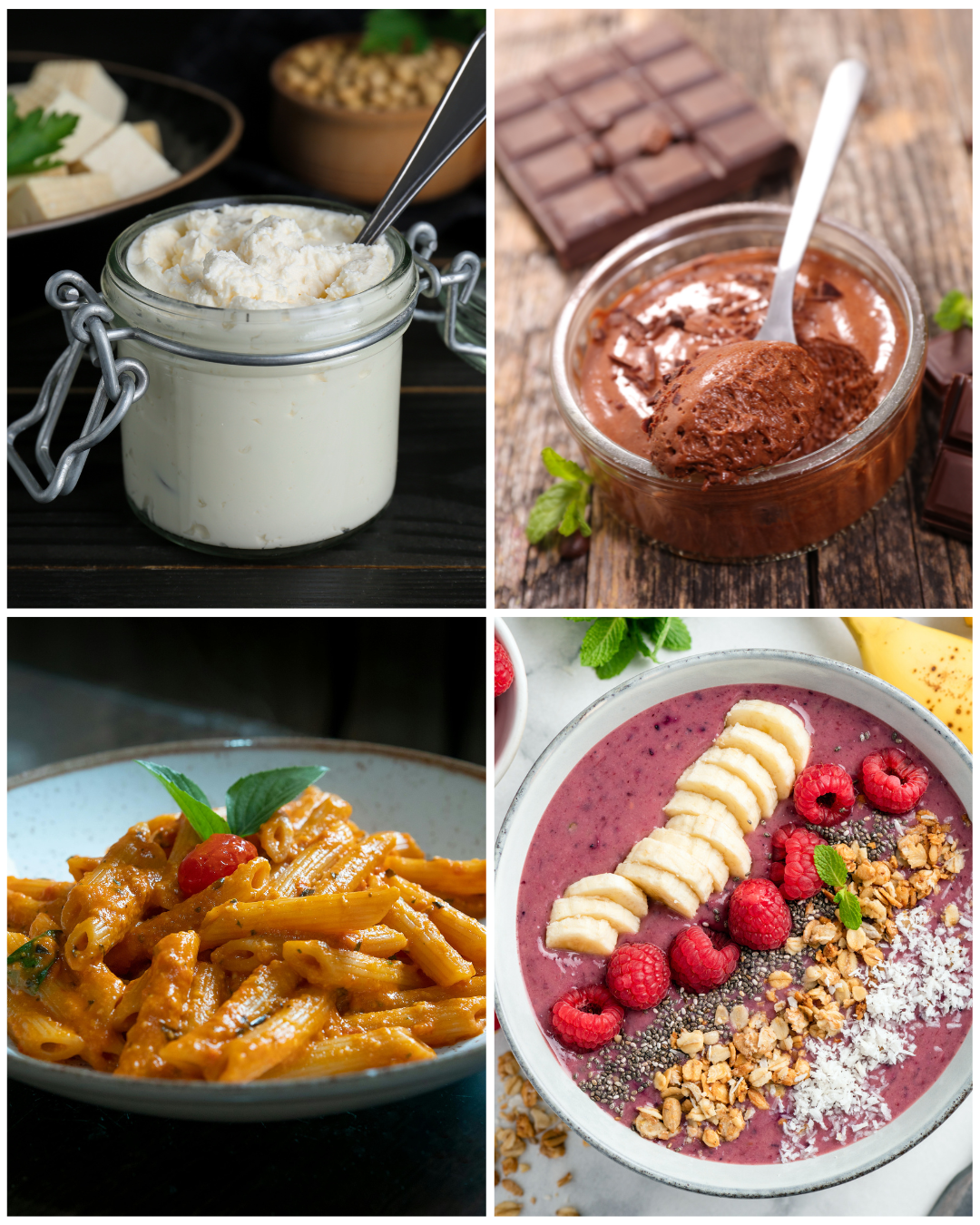 tofu cream dishes