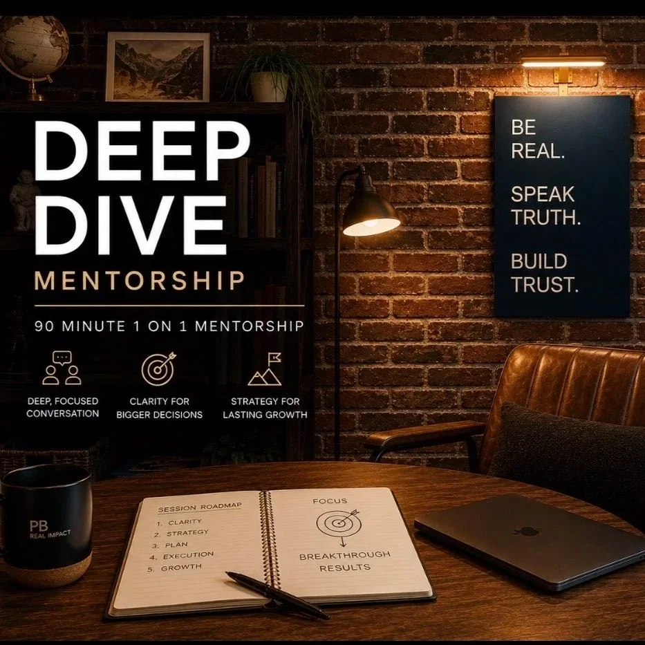 Deep Dive Mentorship Session.  90 minutes