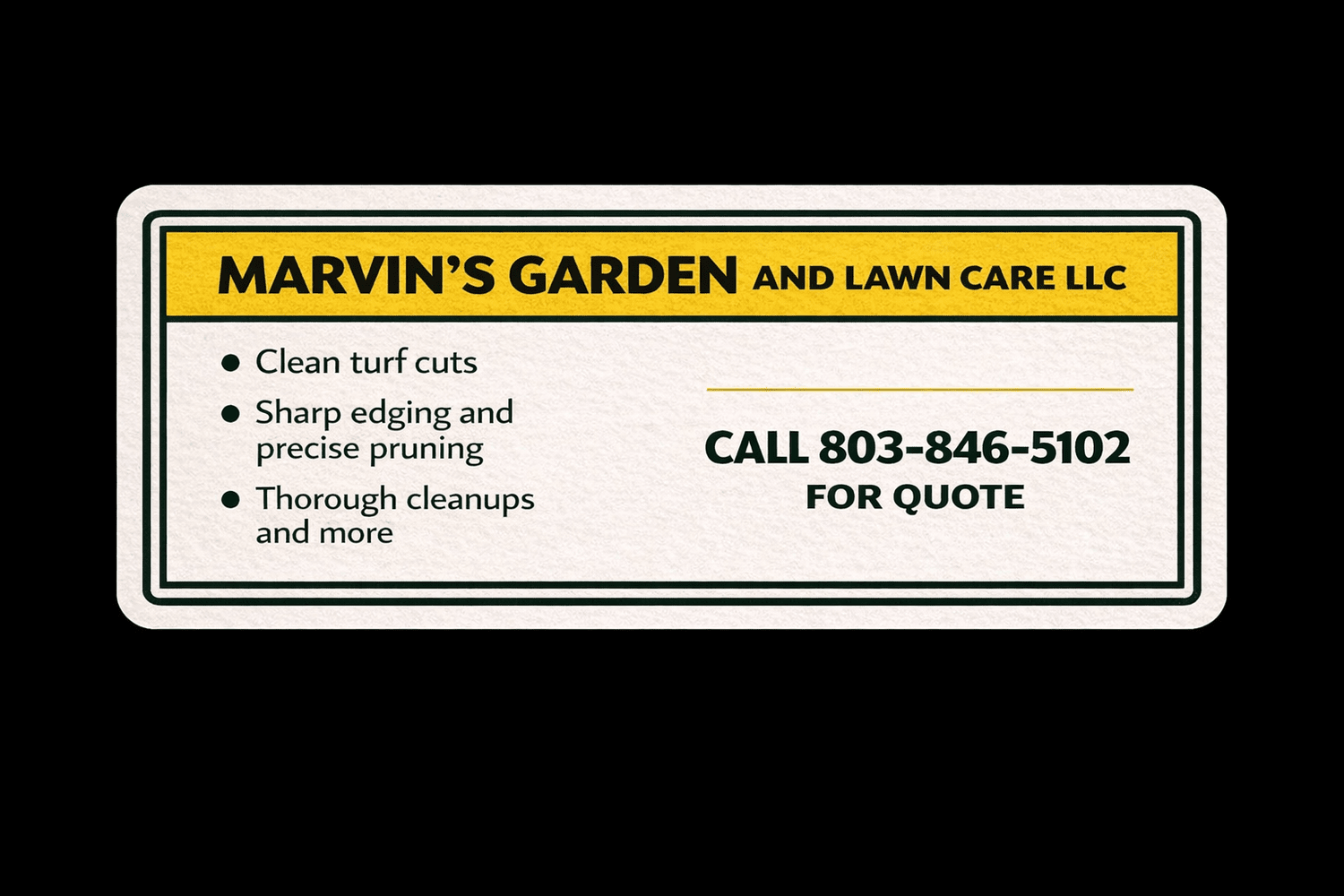 Marvins Garden and Lawn care