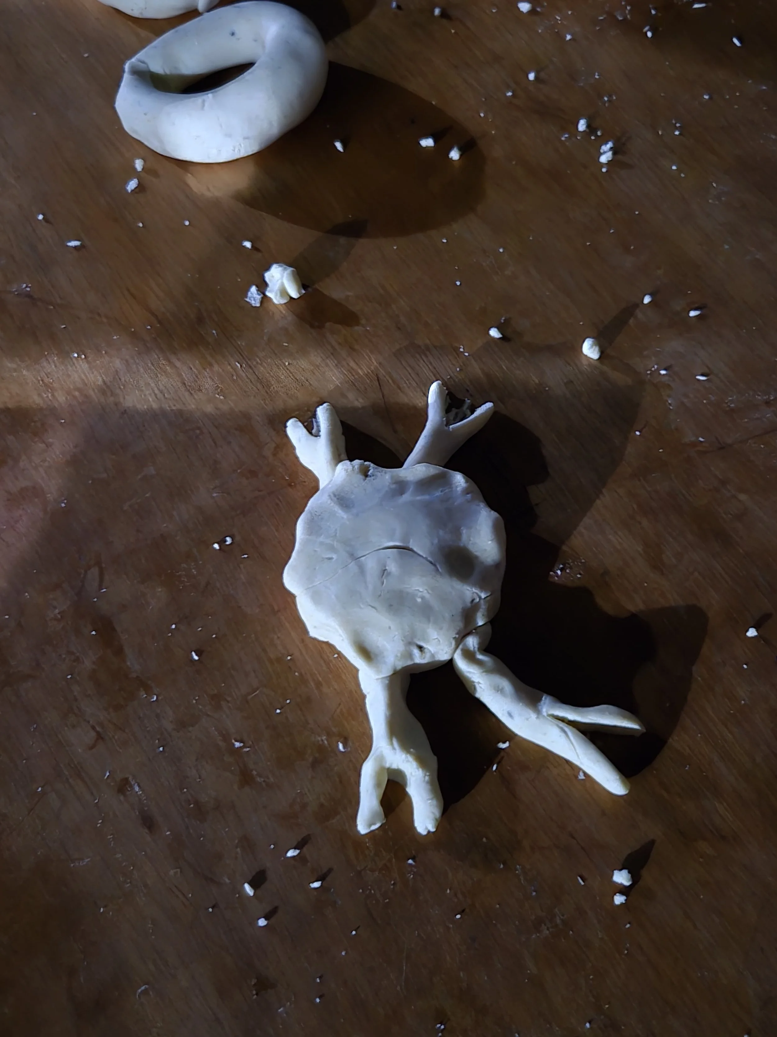Mark's contribution  - a crab made from Chipa flour and eggs