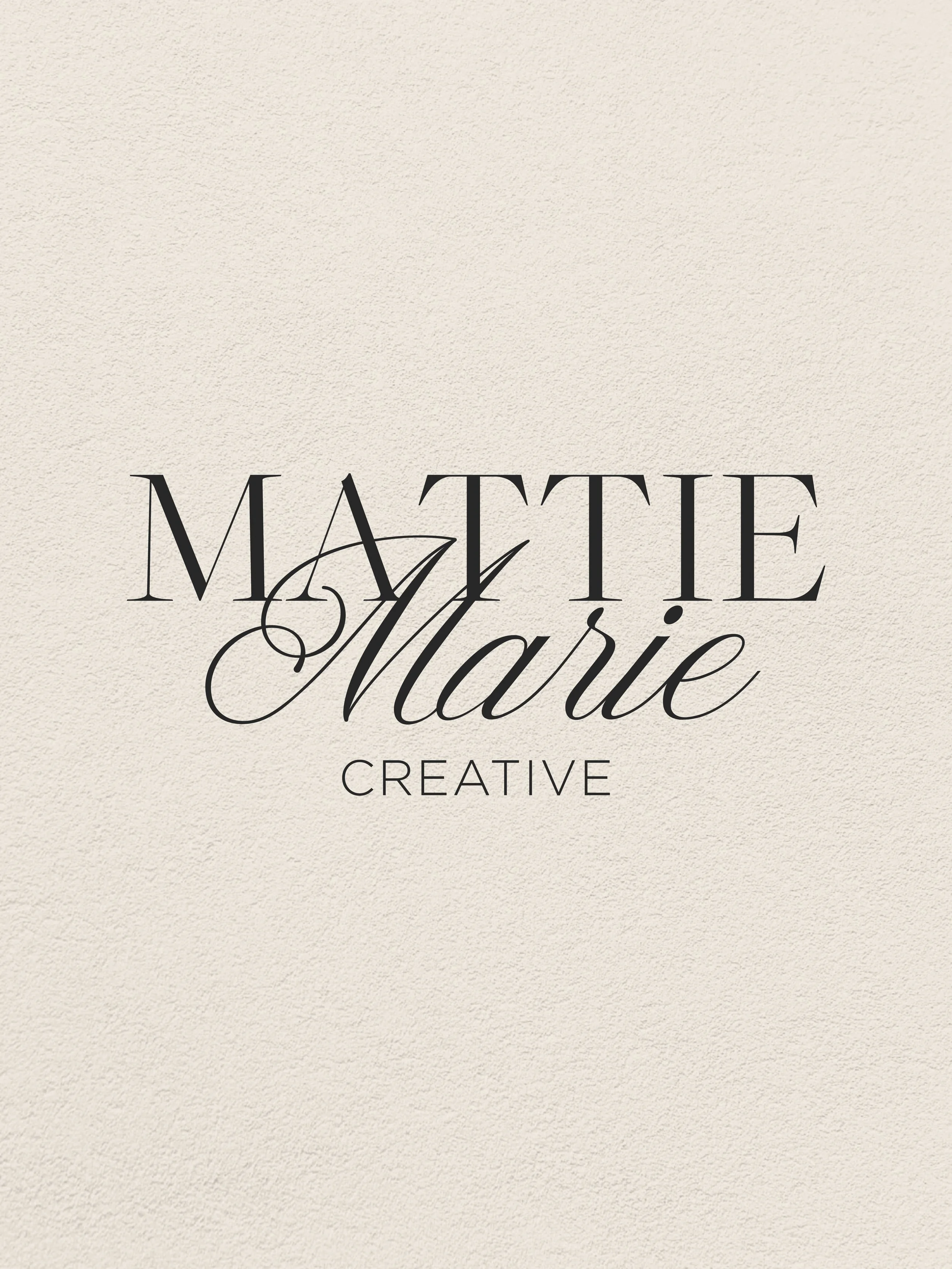 Hi! After some time away from posting on this account, I&rsquo;m officially getting back into it. Introducing Mattie Marie Creative. ✨ 

I&rsquo;ve been working behind the scenes on a fresh new look and website, and I&rsquo;m excited to finally share