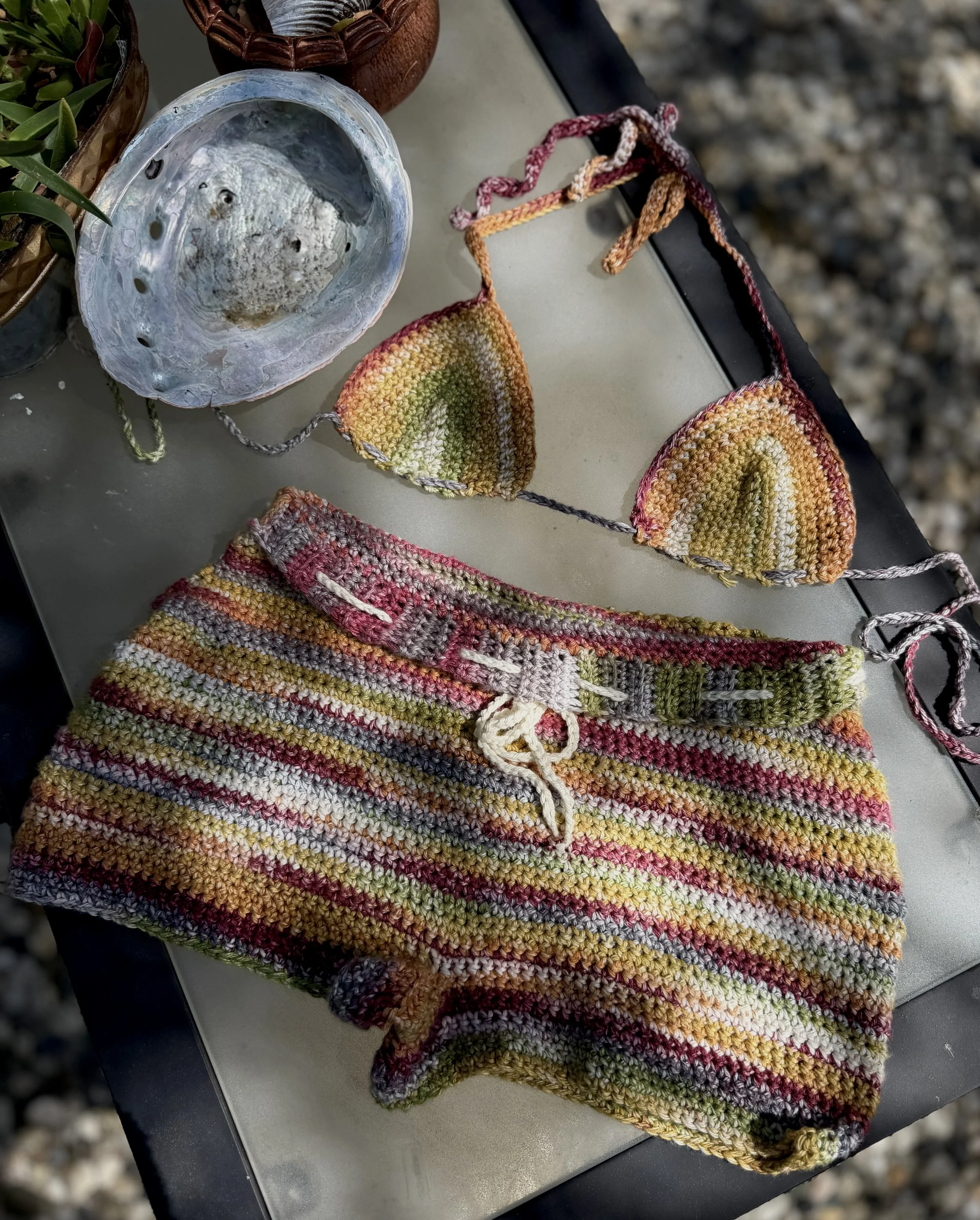 Swirled Sorbet Shorts+Top
