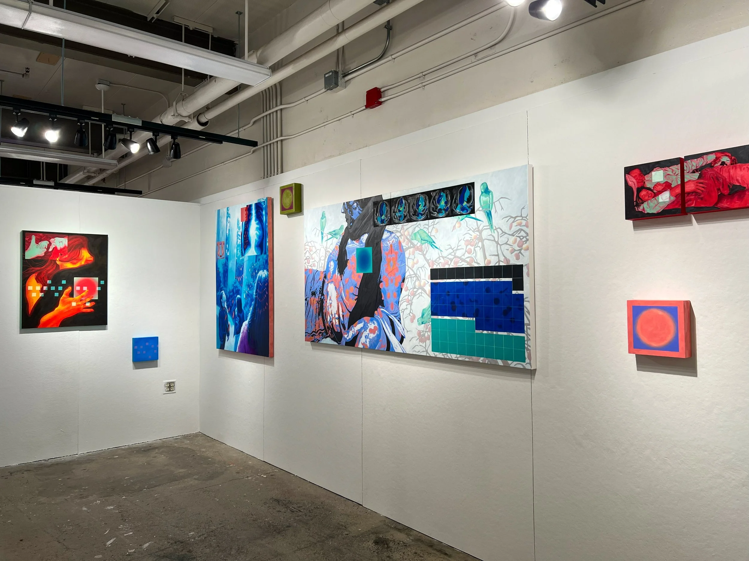 Installation images from Stamps School of Art & Design BFA capstone "Capacity"