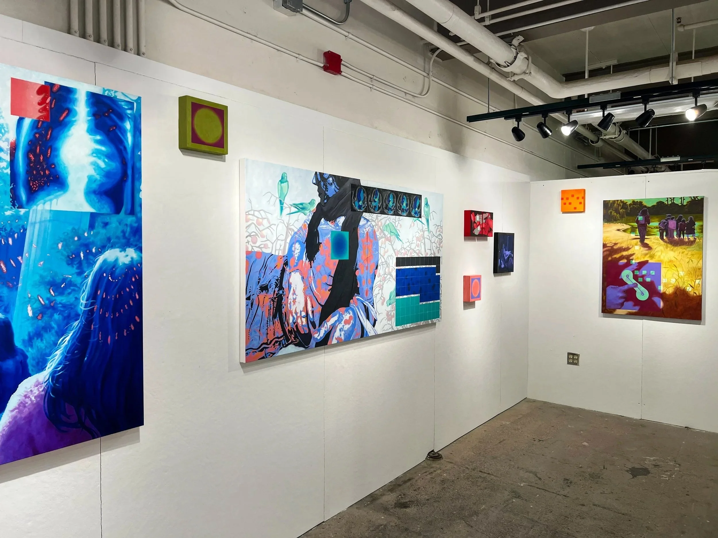 Installation images from Stamps School of Art & Design BFA capstone "Capacity"