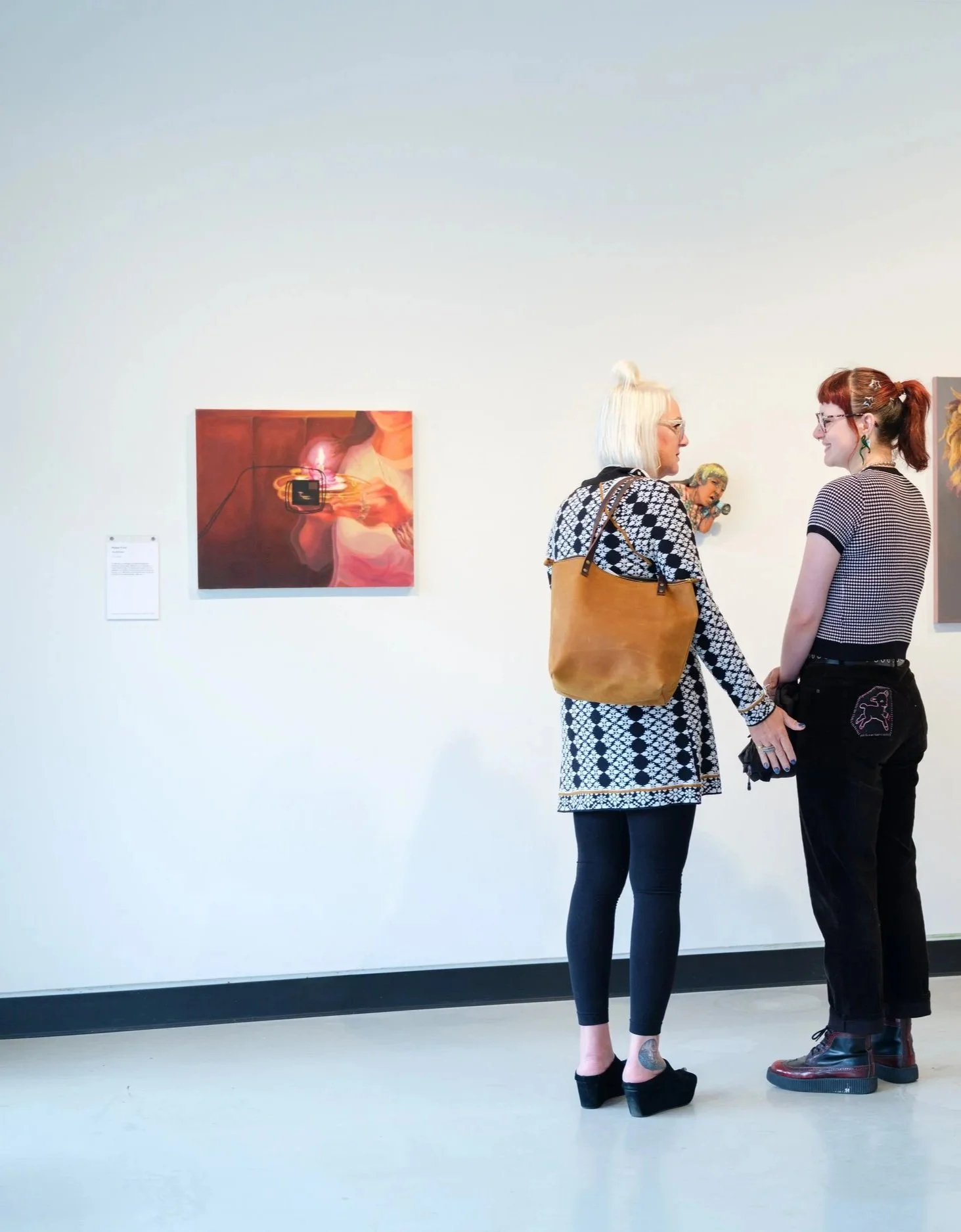 Installation image from "Commence" exhibition. Stamps Gallery, Ann Arbor, MI, 2026.