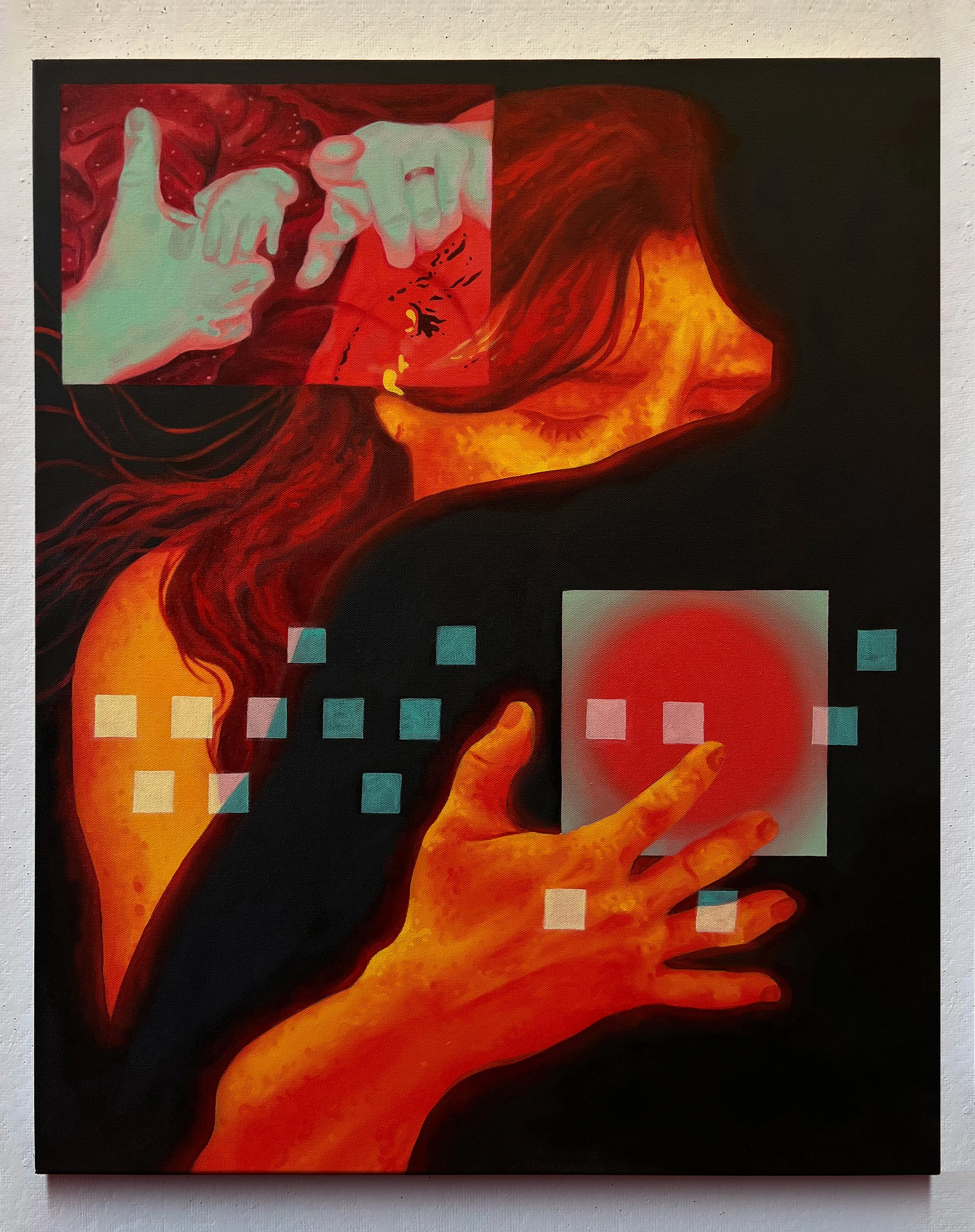 "Till Death" oil on canvas, 24" x 30"