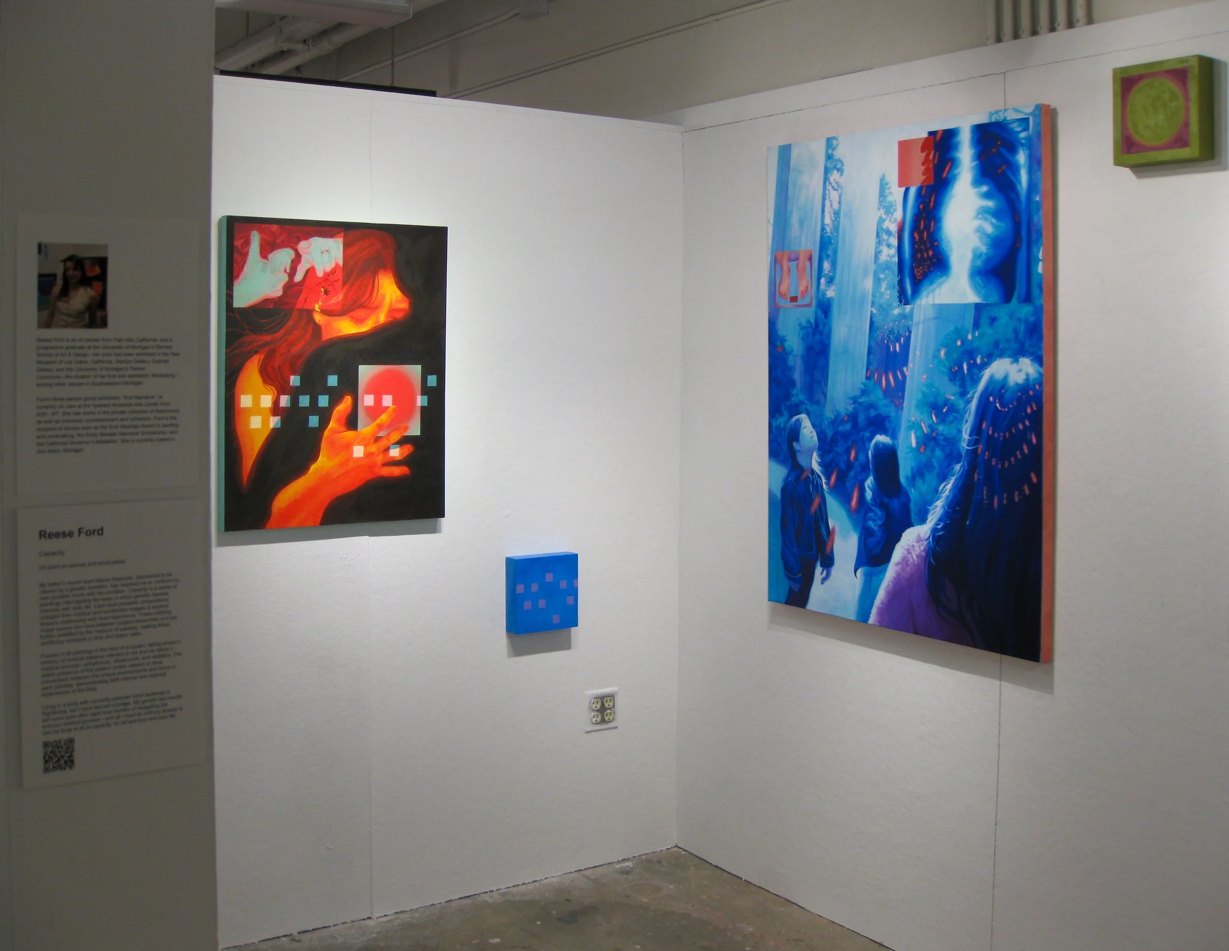 Installation images from Stamps School of Art & Design BFA capstone "Capacity"
