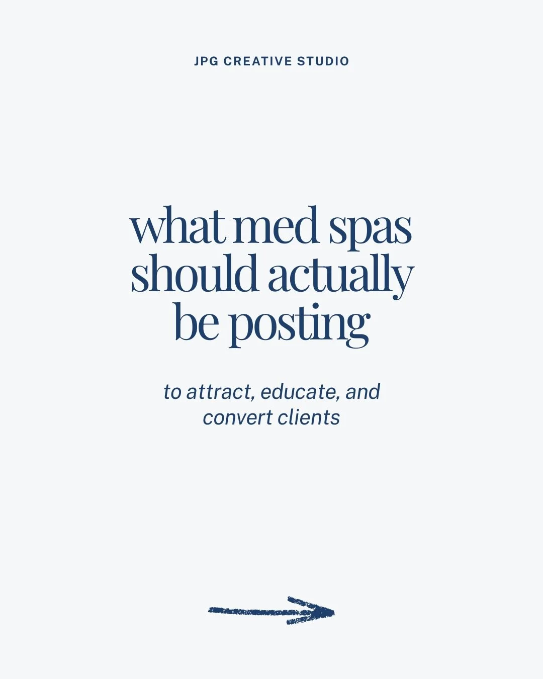 Most med spas don&rsquo;t need more content, they need content that actually builds trust and drives bookings.

If your posts are only focused on treatments, you&rsquo;re missing what makes someone choose you. Strong med spa content should show real 