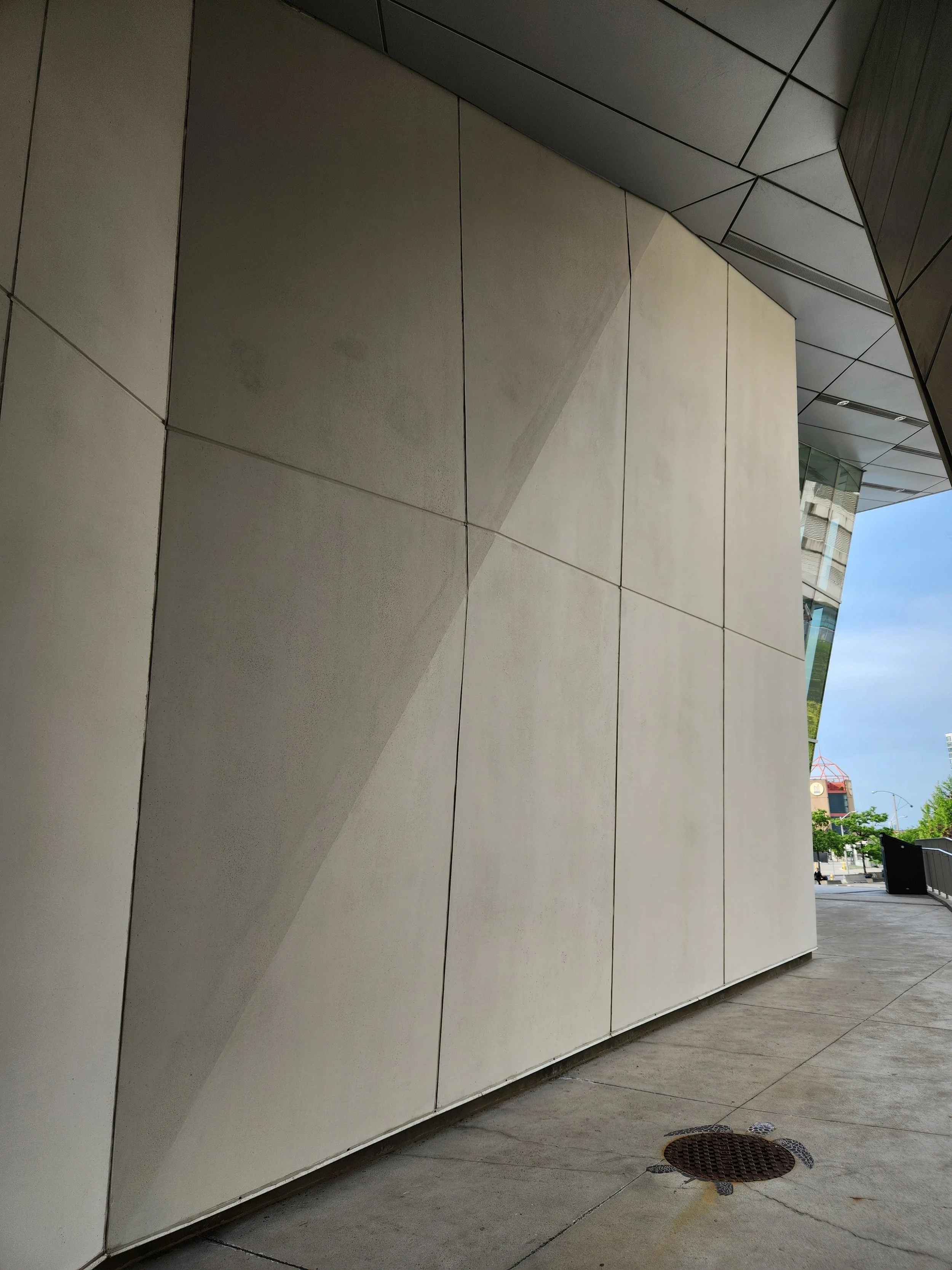 Concrete and stone surface prepared for staining