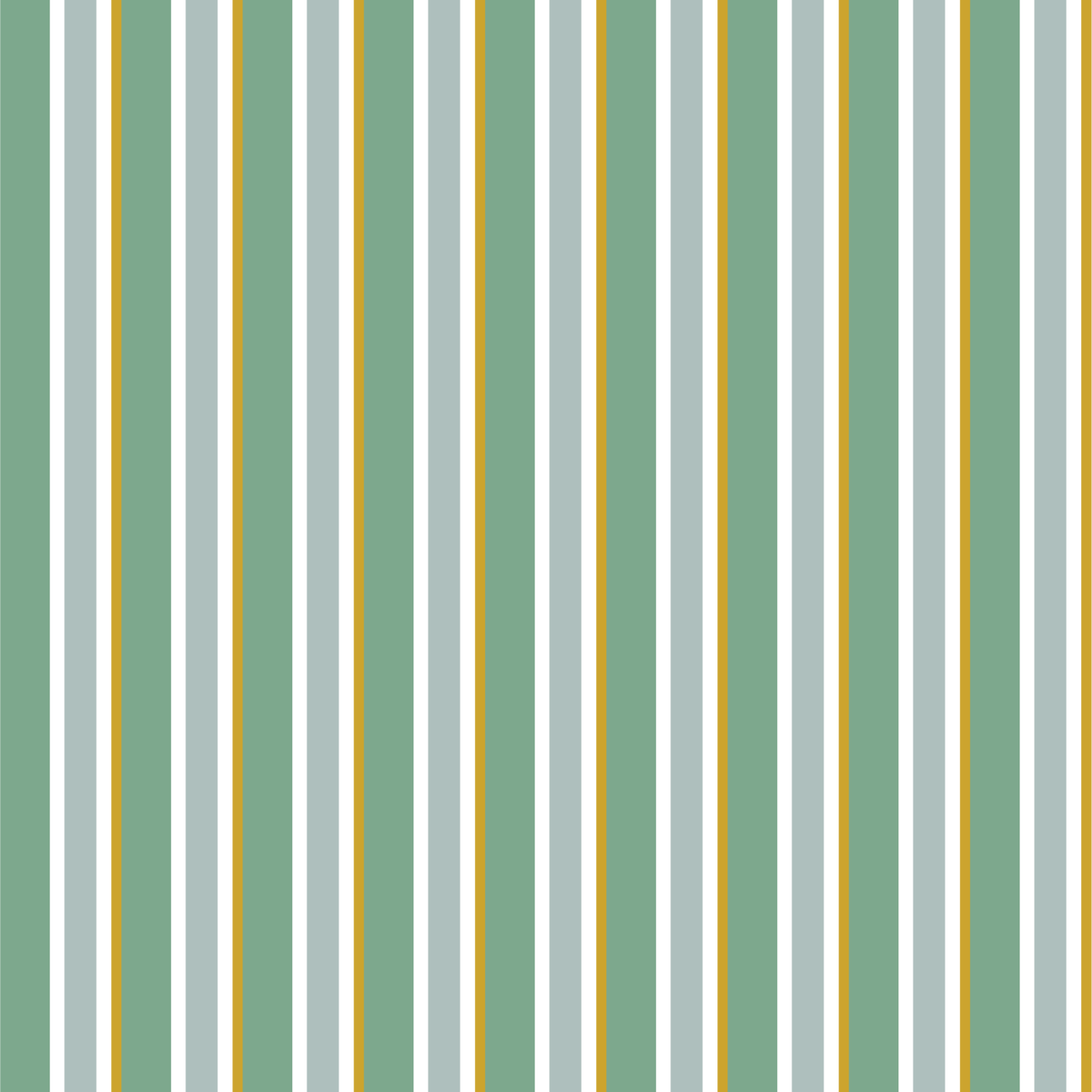 pattern design stripe in sage green, blue and mustard