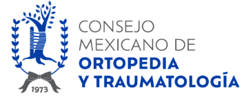 Escudo del Consejo Mexicano de Ortopedia y Traumatologia, institución de certificación médica del ortopedista Dr. Romero.