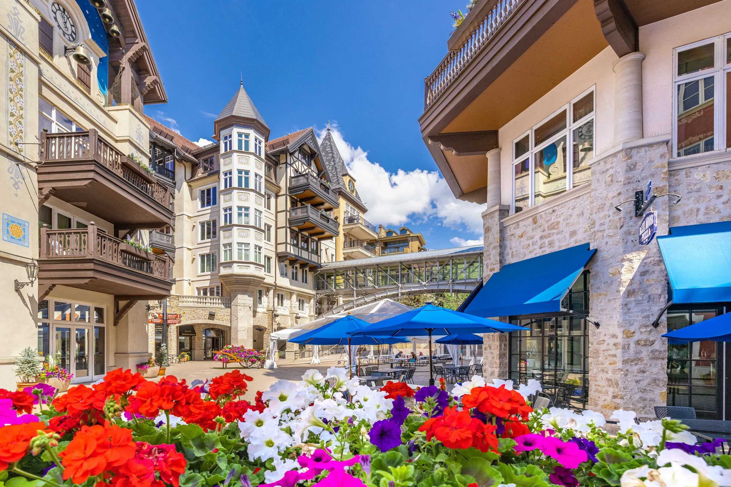 	The Vail Village highlighting the beauty of Vail Valley and the lifestyle represented by Danielle Huidekoper, LIV Sotheby's International Realty.