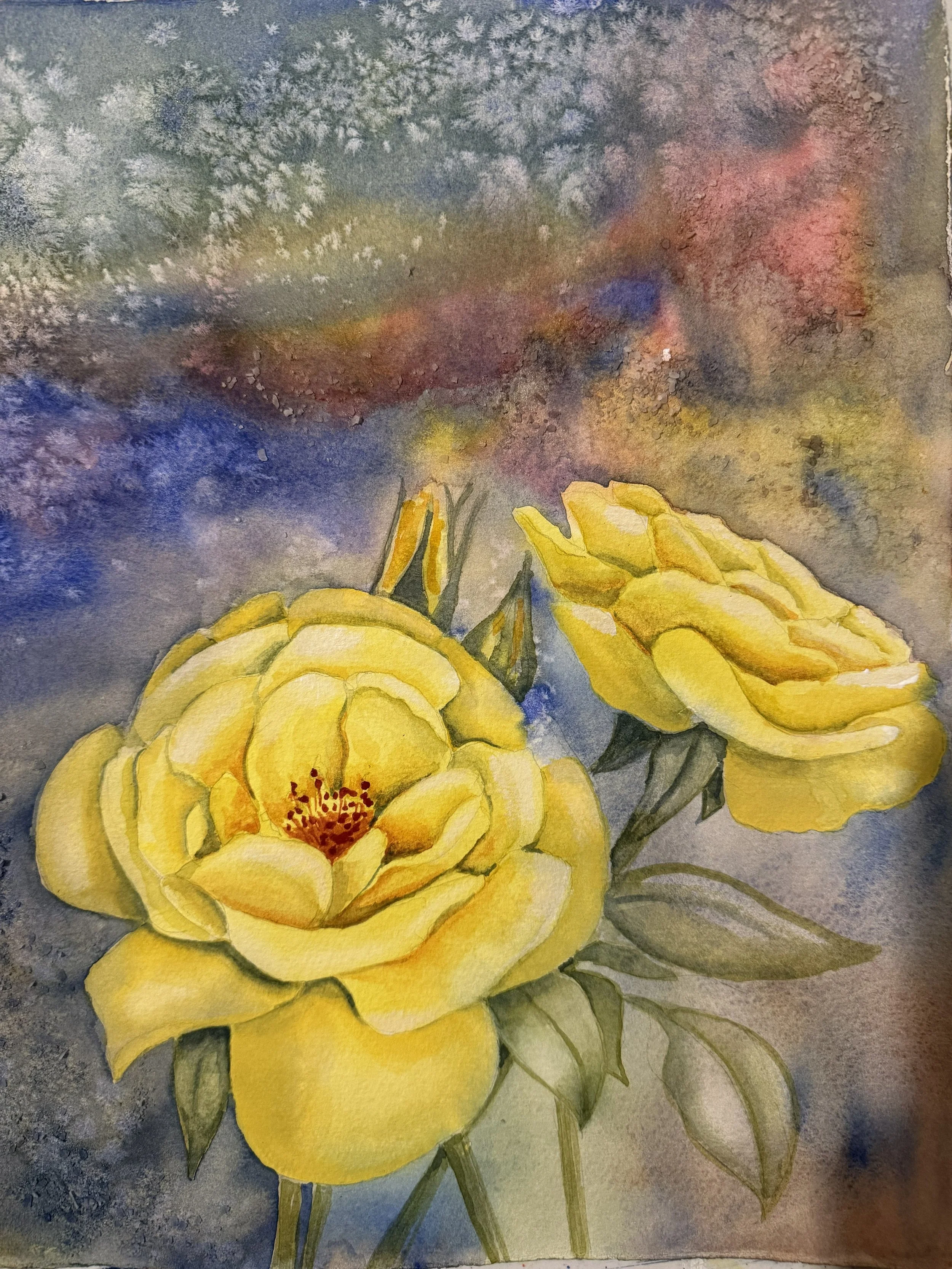 Wedding Flowers, 2025, Watercolor, 11x14