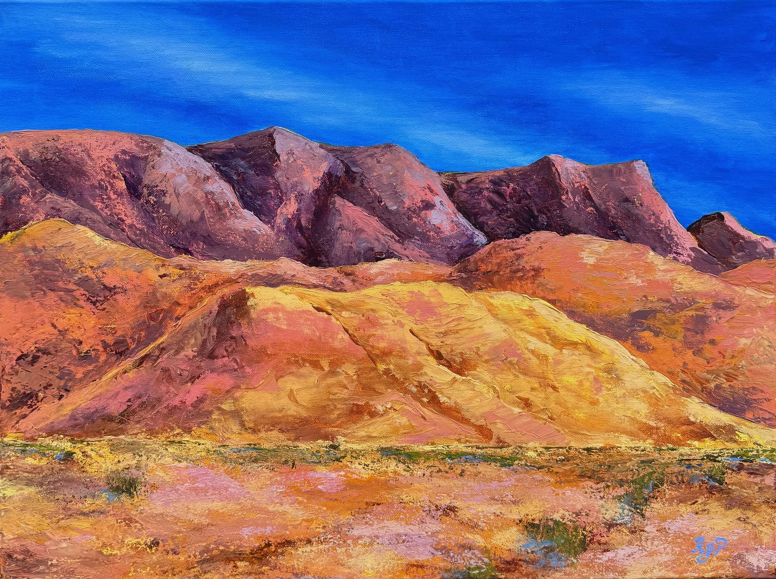 Sun Centered, 2026, Acrylic on Canvas, 24 x 18, $800