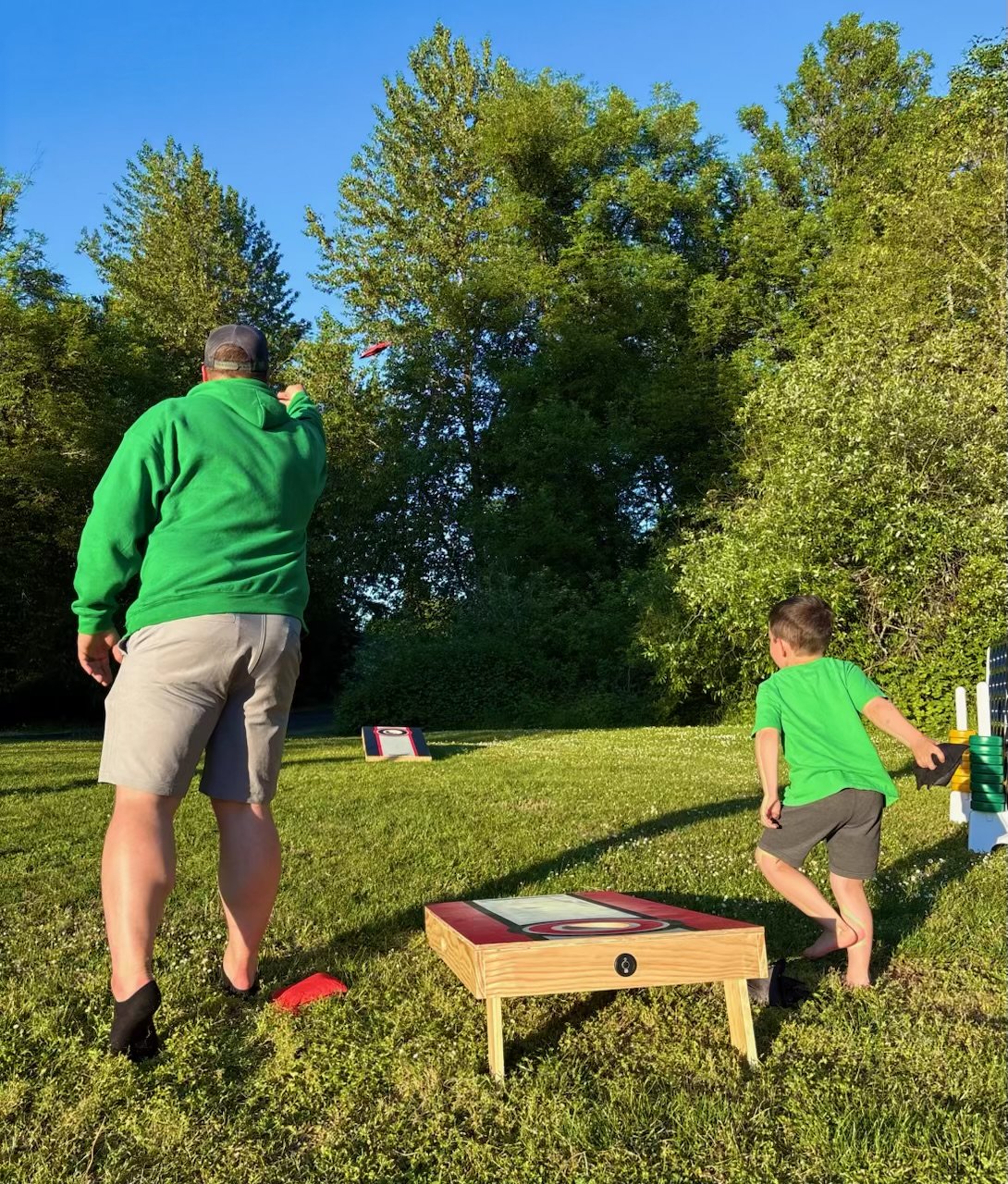 Cornhole party rental game event wedding birthday Eugene Springfield