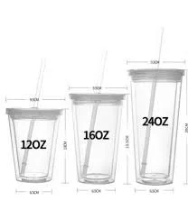 12oz 16oz 24oz Acrylic Snow Globe