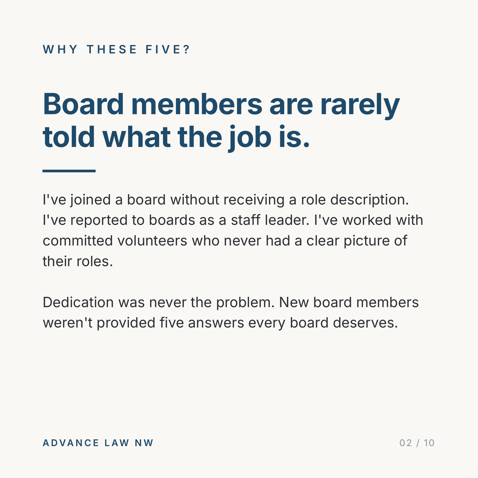 Five questions every Oregon nonprofit board should be able to answer