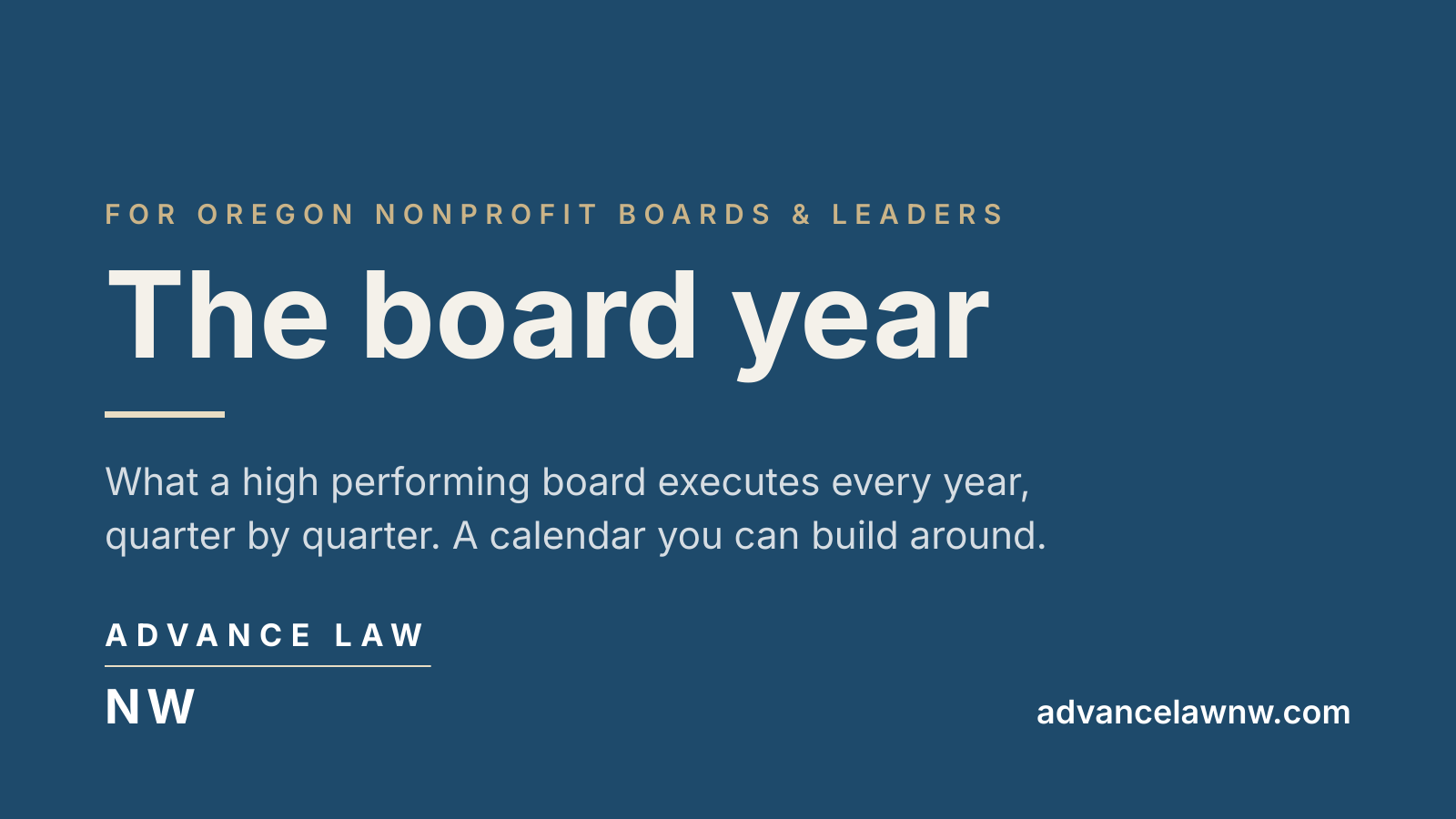 The Board Year