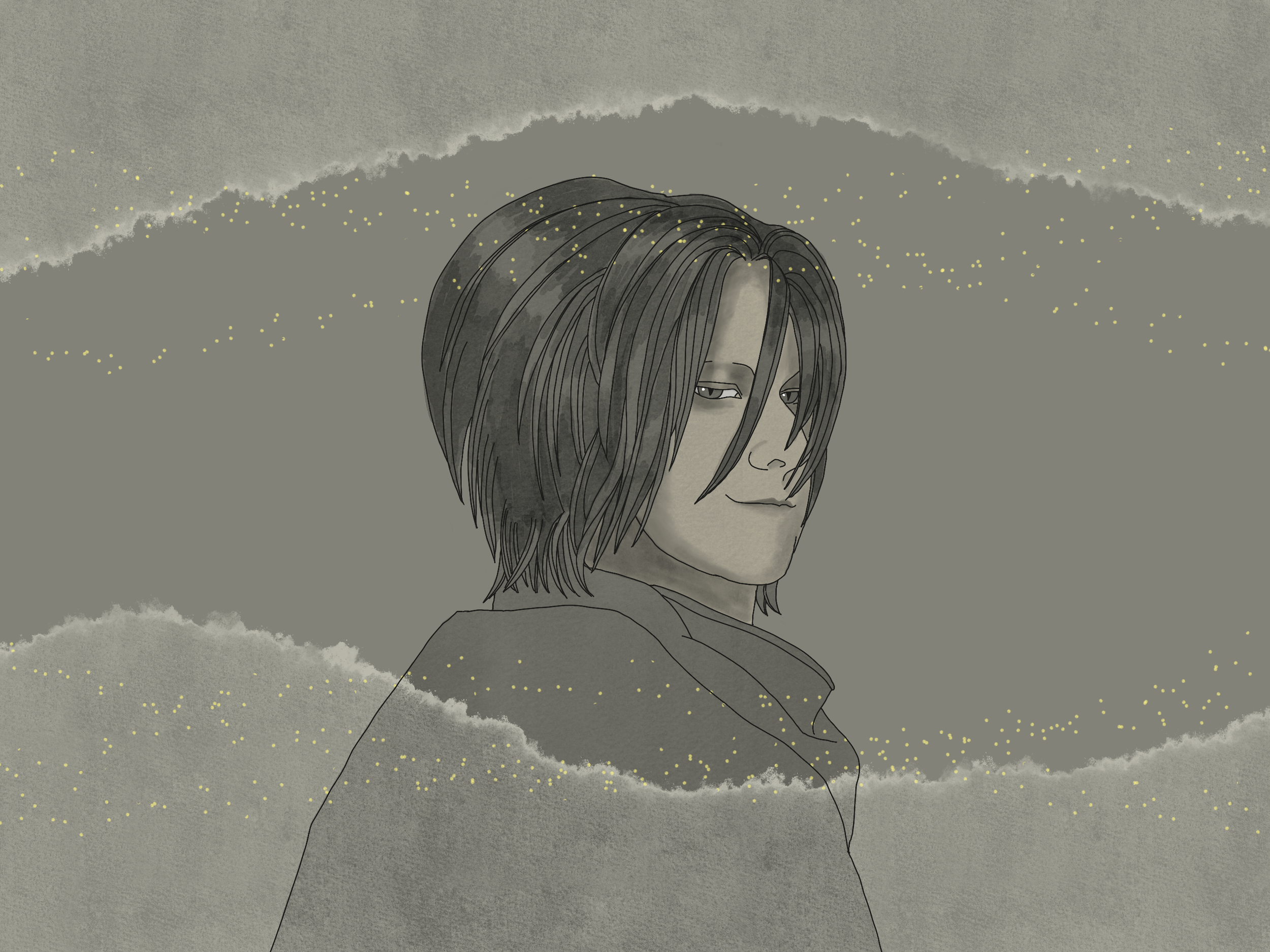 Echoes of Atsushi Sakurai

Inspired by the legendary singer Atsushi Sakurai, this illustration series explores the dark, mysterious, and otherworldly presence that defined his artistic identity. Rather than portraying a literal likeness, the works se