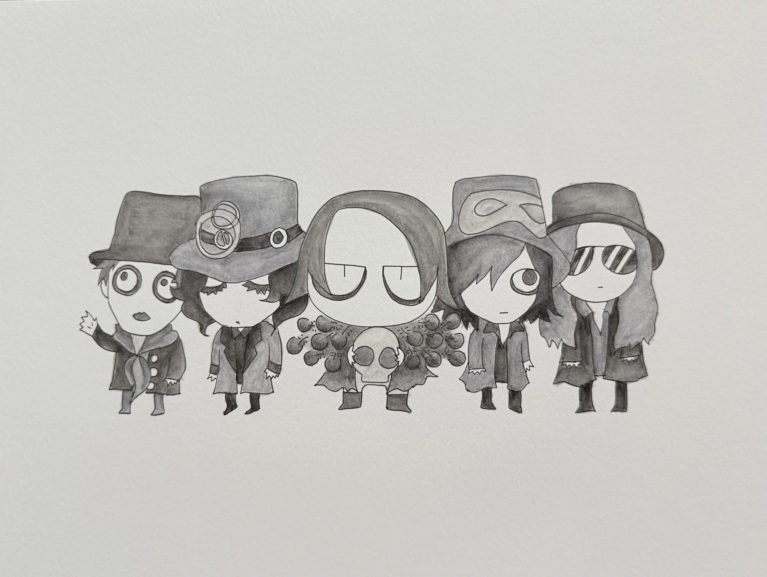 Little Mortal

Inspired by The Mortal, the solo project of the late Atsushi Sakurai, this illustration series reimagines its dark, poetic, and atmospheric world through playful character interpretations. Drawing from the project's distinctive visual 