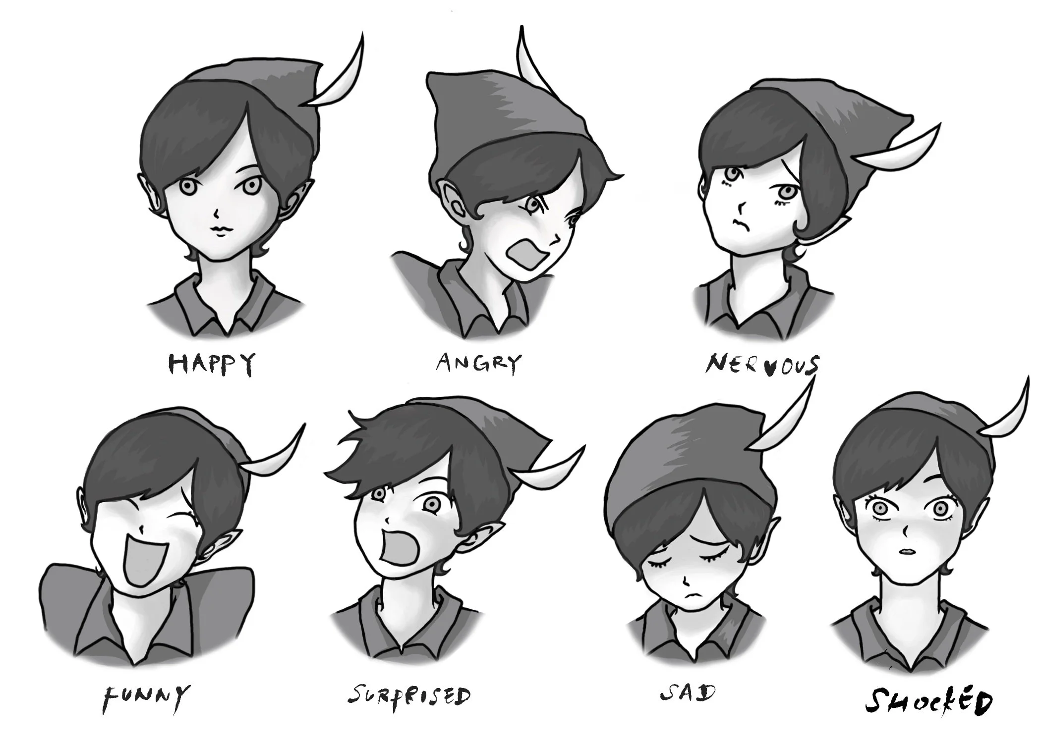 Character Design Sheet | Expressions