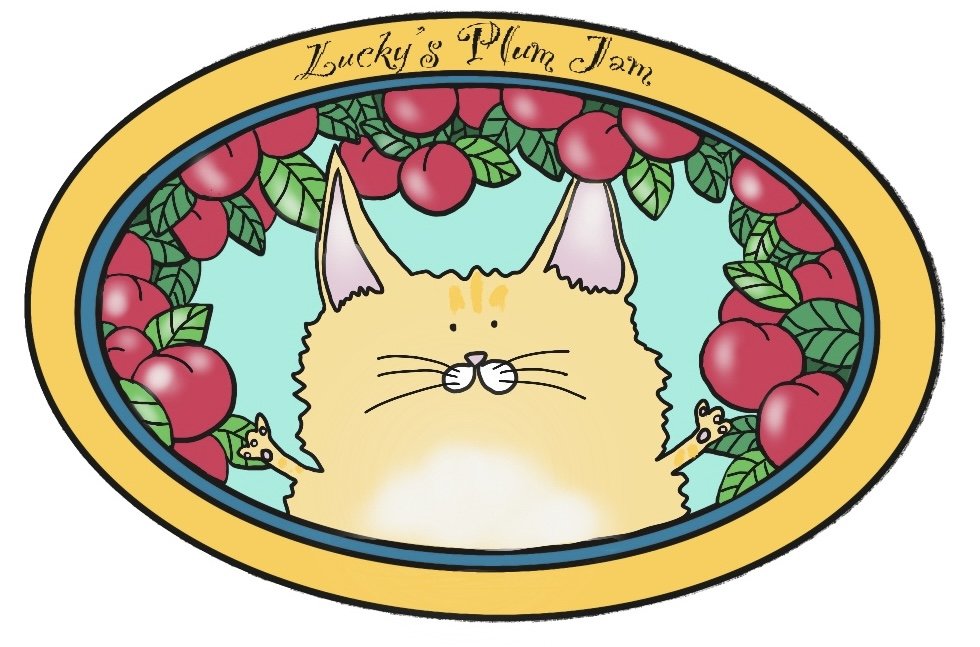 Mr. Lucky Plum Jam Label Design