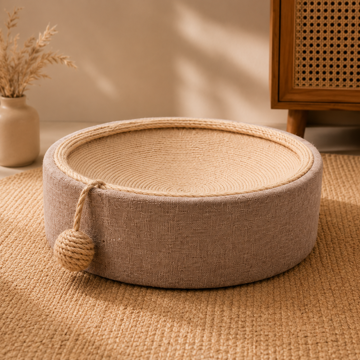 BOLYFU Cozy Sisal Cat Lounge Bed