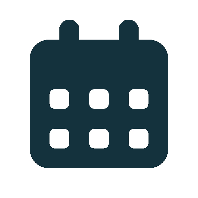Icon of a telephone keypad with nine dots in a 3x3 grid.