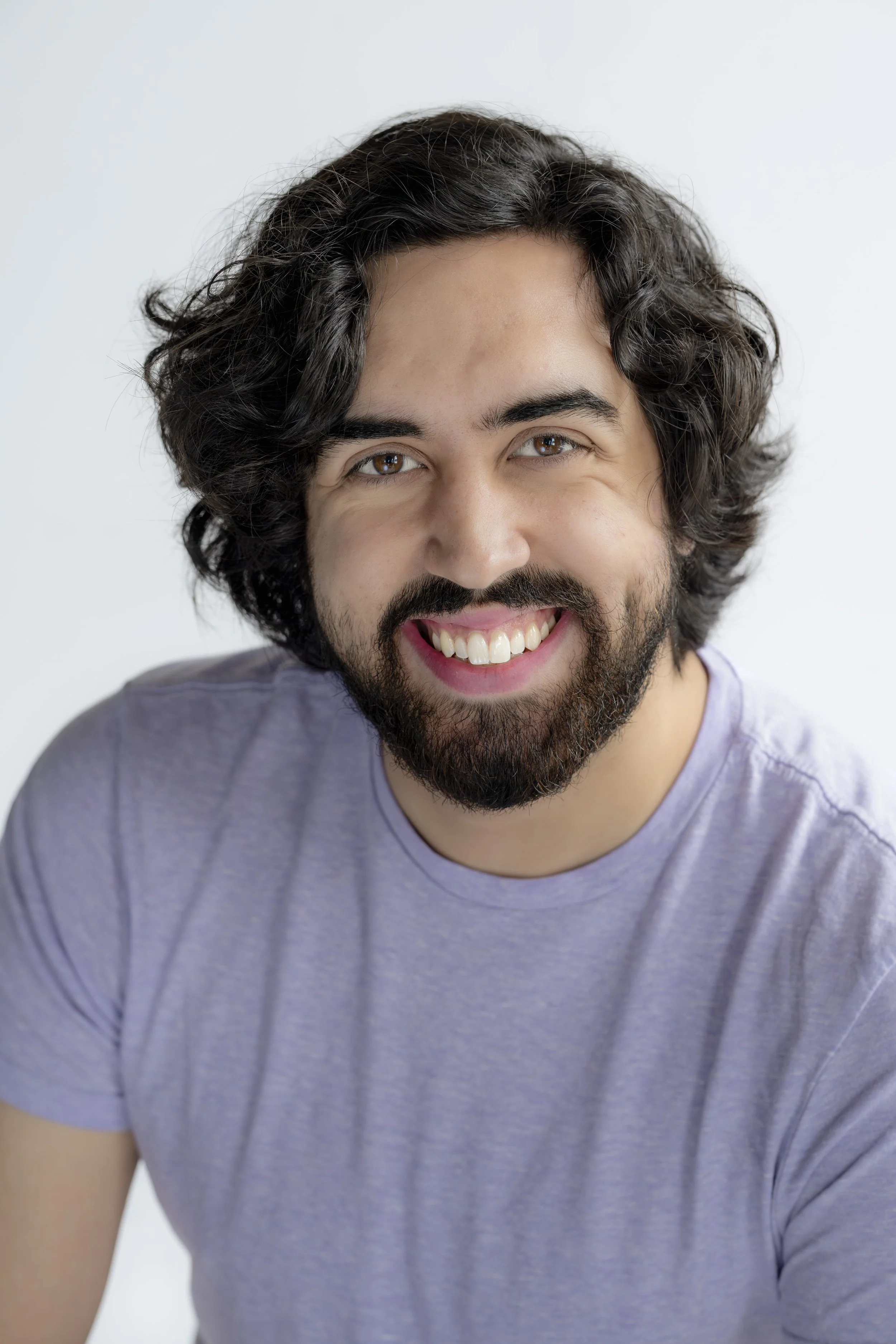 A headshot of Gideon Caro McDonald (he/him), Co-Founding Artist Director of Make Good Theatre Company.