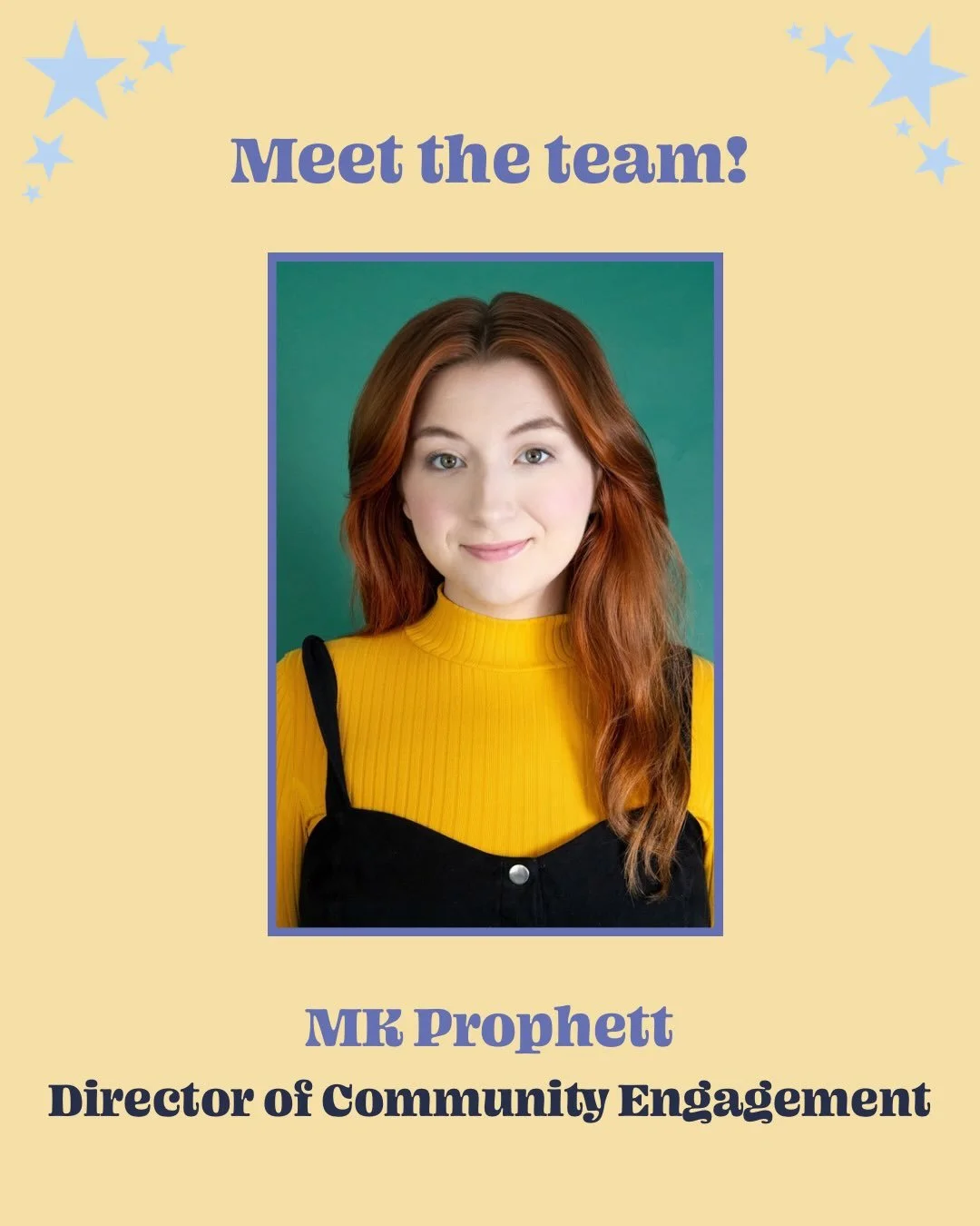 Meet the team!

MK Prophett (they/she) is our Director of Community Engagement! Along with running our socials, they lead the way MGTC connects with our community. 

Follow them @mk.prophett to see more of what they're up to! ⭐️