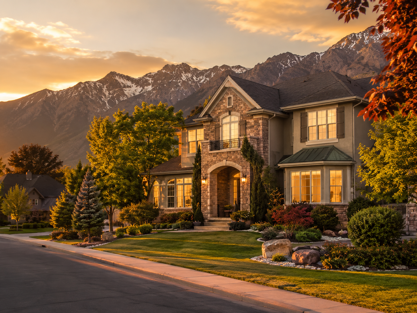 Move-up home in Draper Utah with mountain views and established neighborhood lifestyle