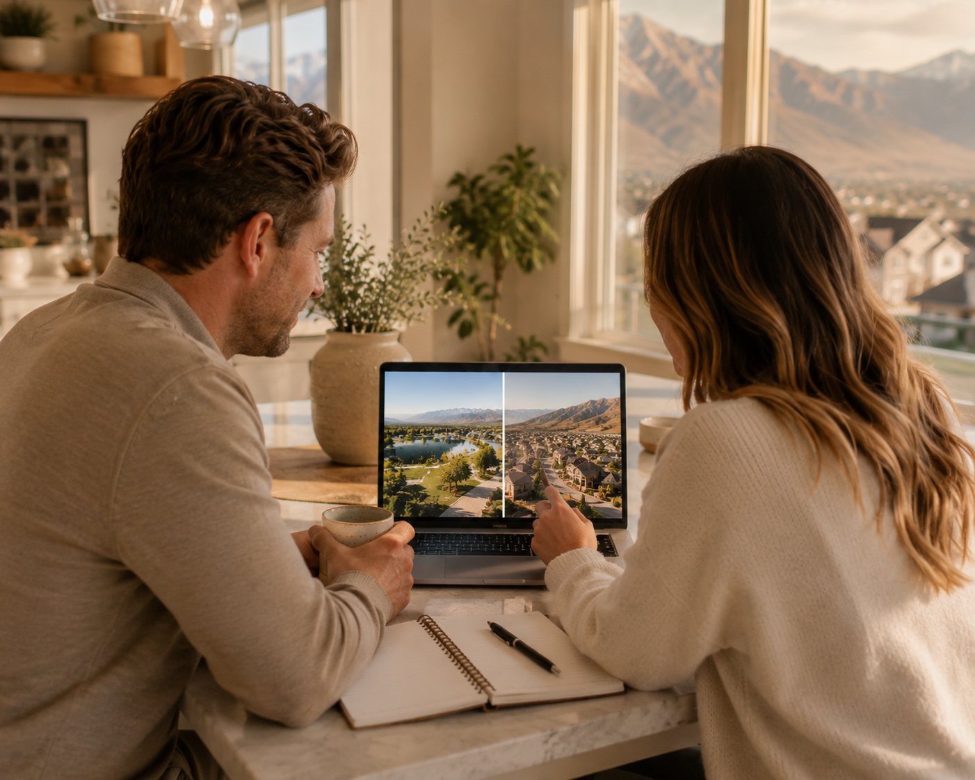 Utah move-up buyers choosing between Traverse Mountain and Daybreak.