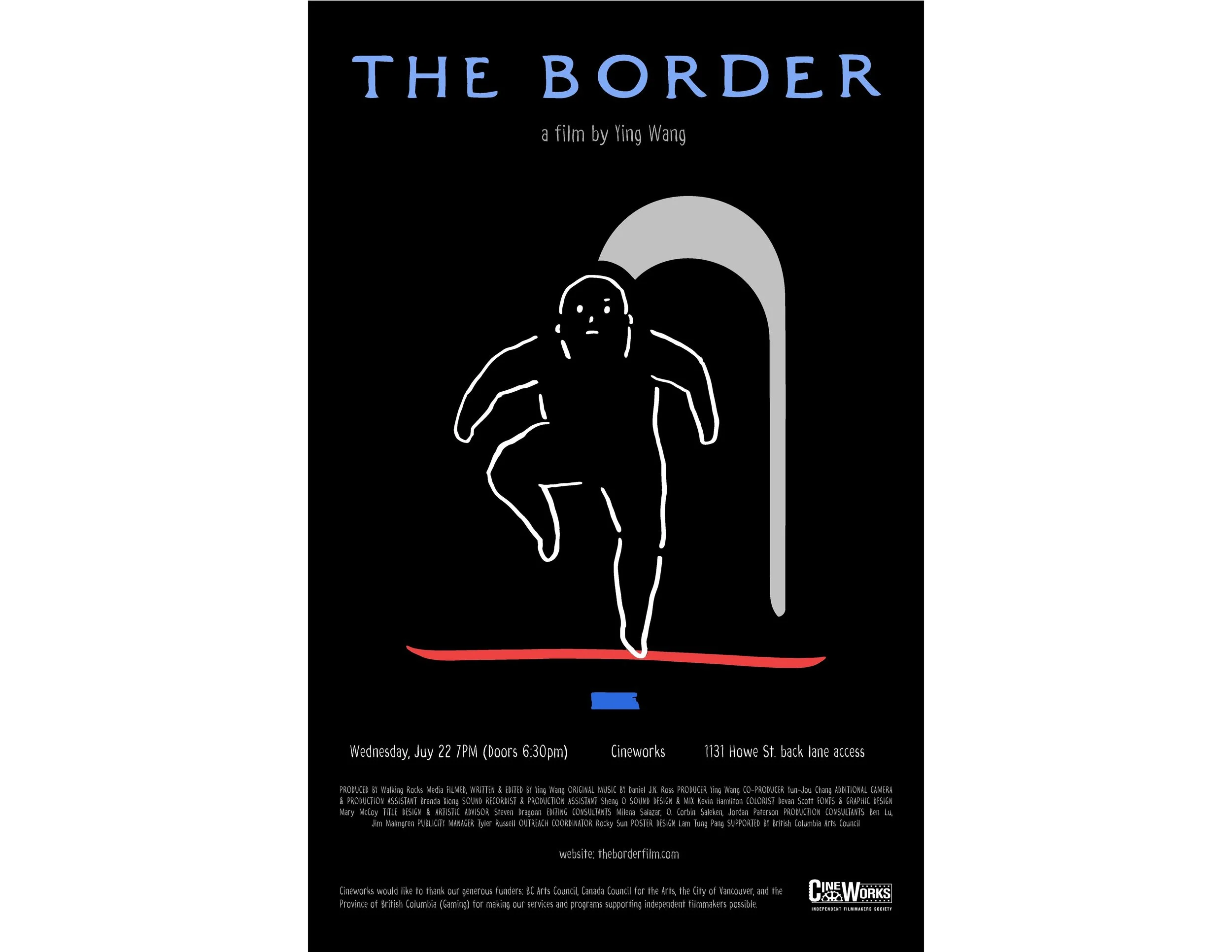 Cineworks is proud to present a free screening of&nbsp;𝘛𝘩𝘦 𝘉𝘰𝘳𝘥𝘦𝘳 (2026, 168 minutes), a feature documentary by self-taught documentary filmmaker, Ying Wang&mdash;a critical reflection on the fragility of freedom and the enduring tension bet