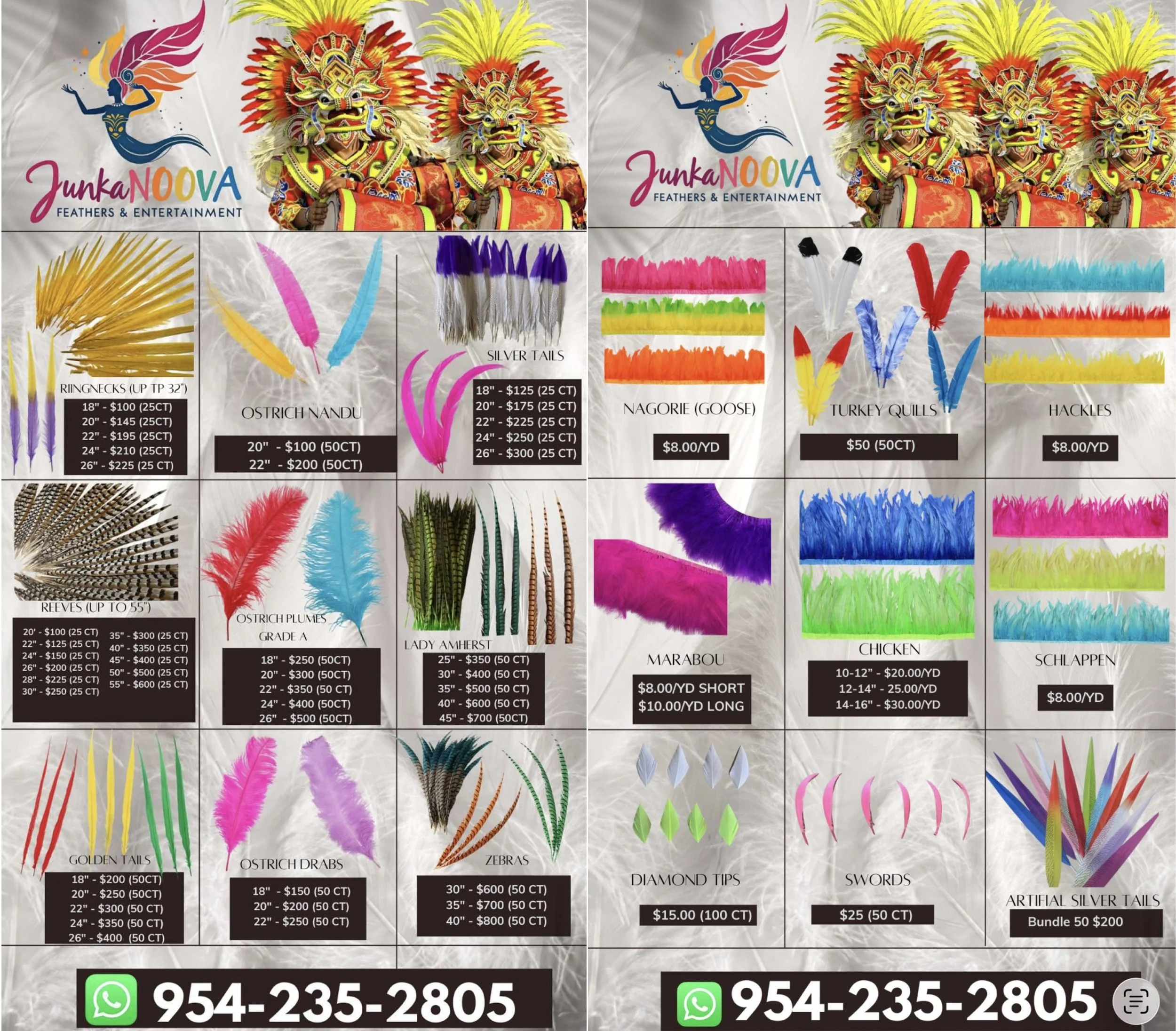 Feathers & Junkanoo Supplies
