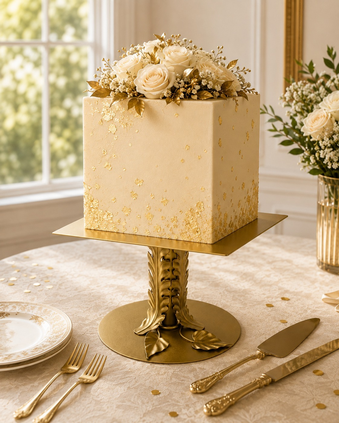 Pedestal cuadrado con pastel.png